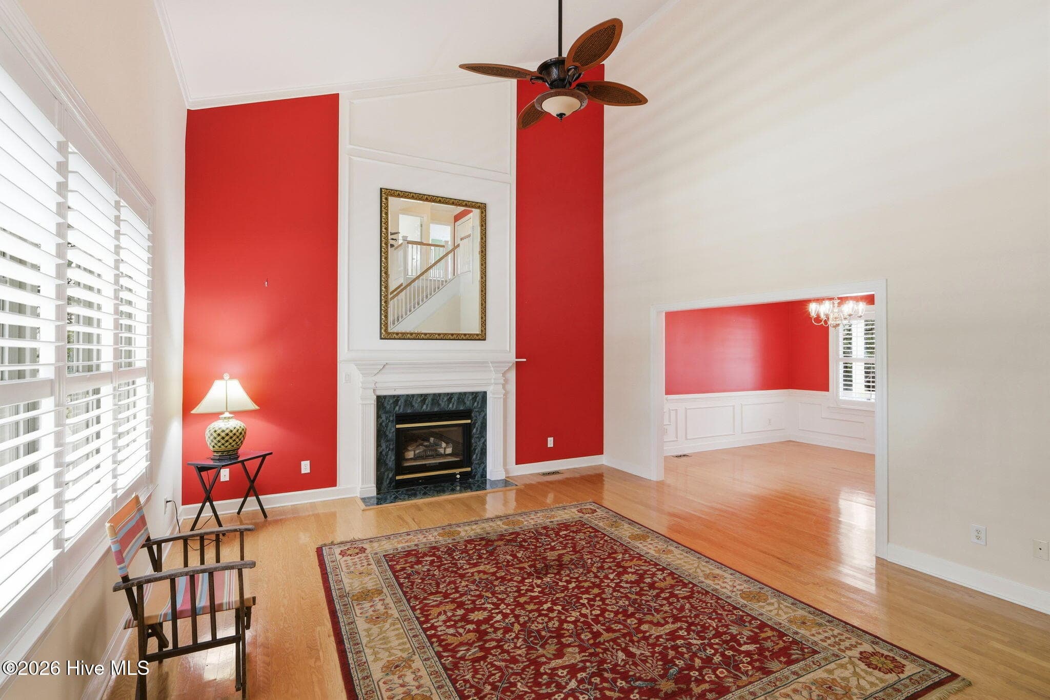 Living Room (before painting upstairs and in dining room) - 104 Talford Drive, Atlantic Beach, NC 28512