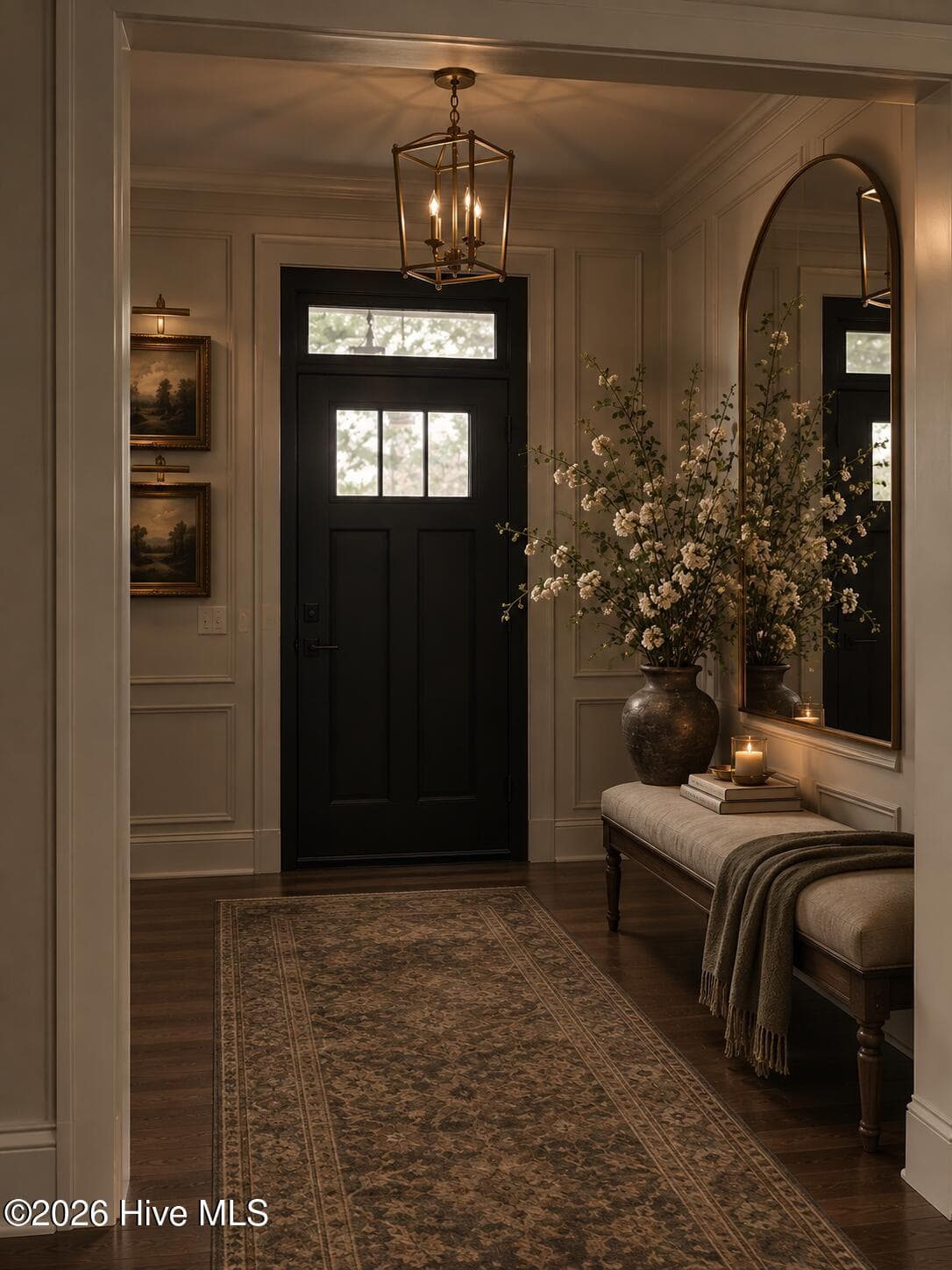 VIRTUALLY STAGED TO ILLUSTRATE ONE POSSIBLE FURNISHING AND DESIGN CONCEPT FOR THIS ROOM. Add molding for a designer look. - 40 S Shamrock Drive, Jackson Springs, NC 27281