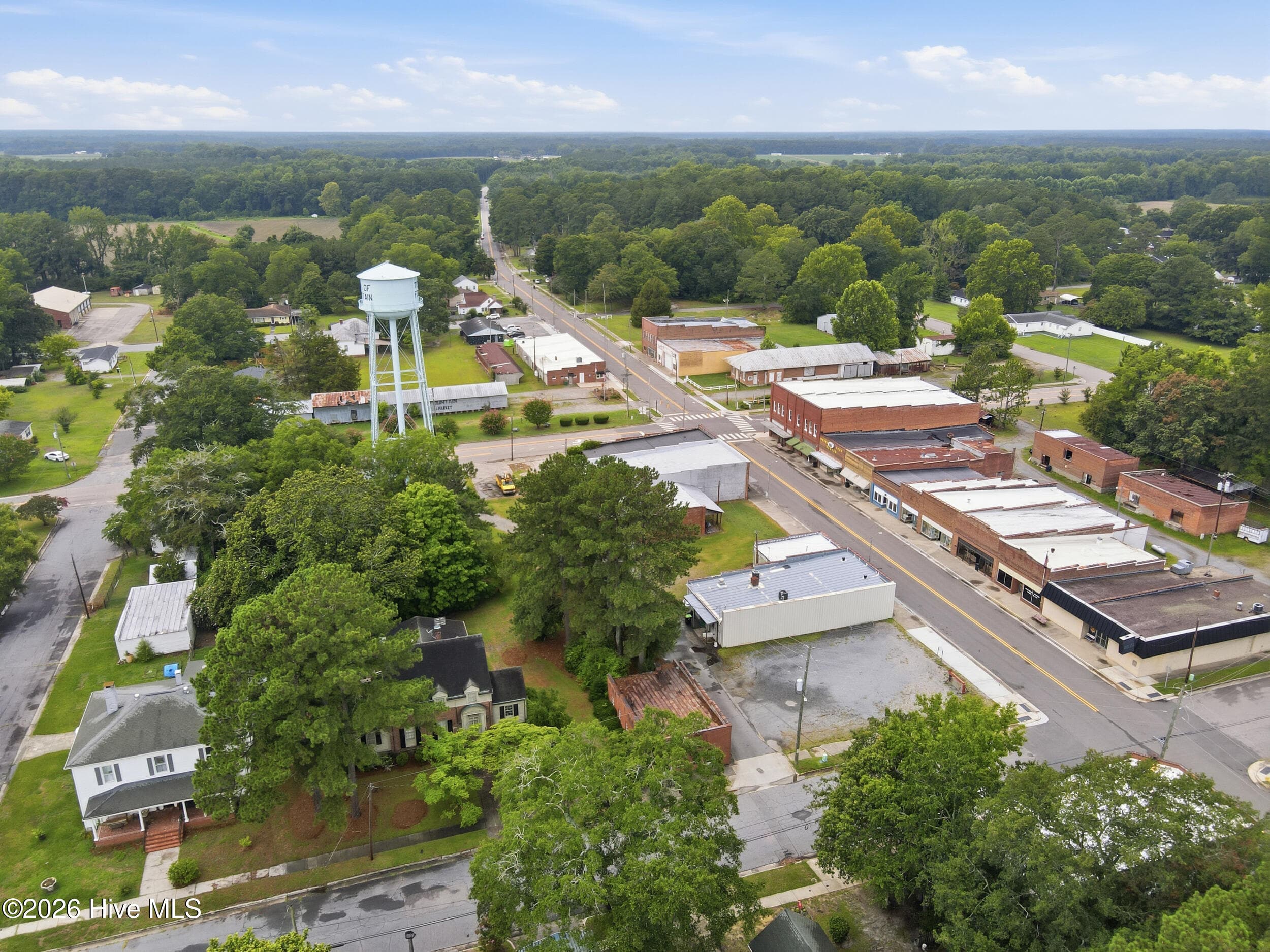 Aerial View - 3400 S Jefferson Street, Fountain, NC 27829