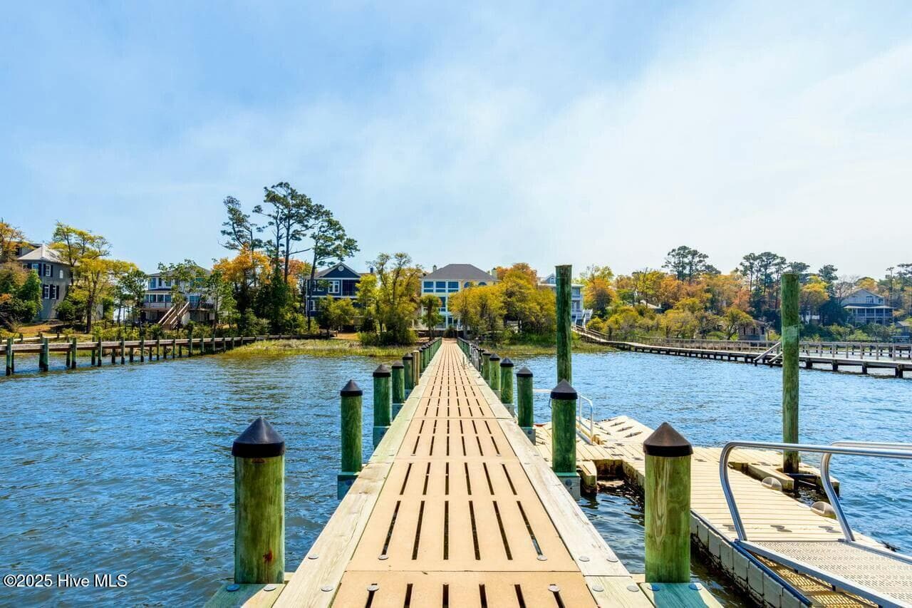 Hog Slat Pier / Floating Dock - 7012 Sound Drive, Emerald Isle, NC 28594