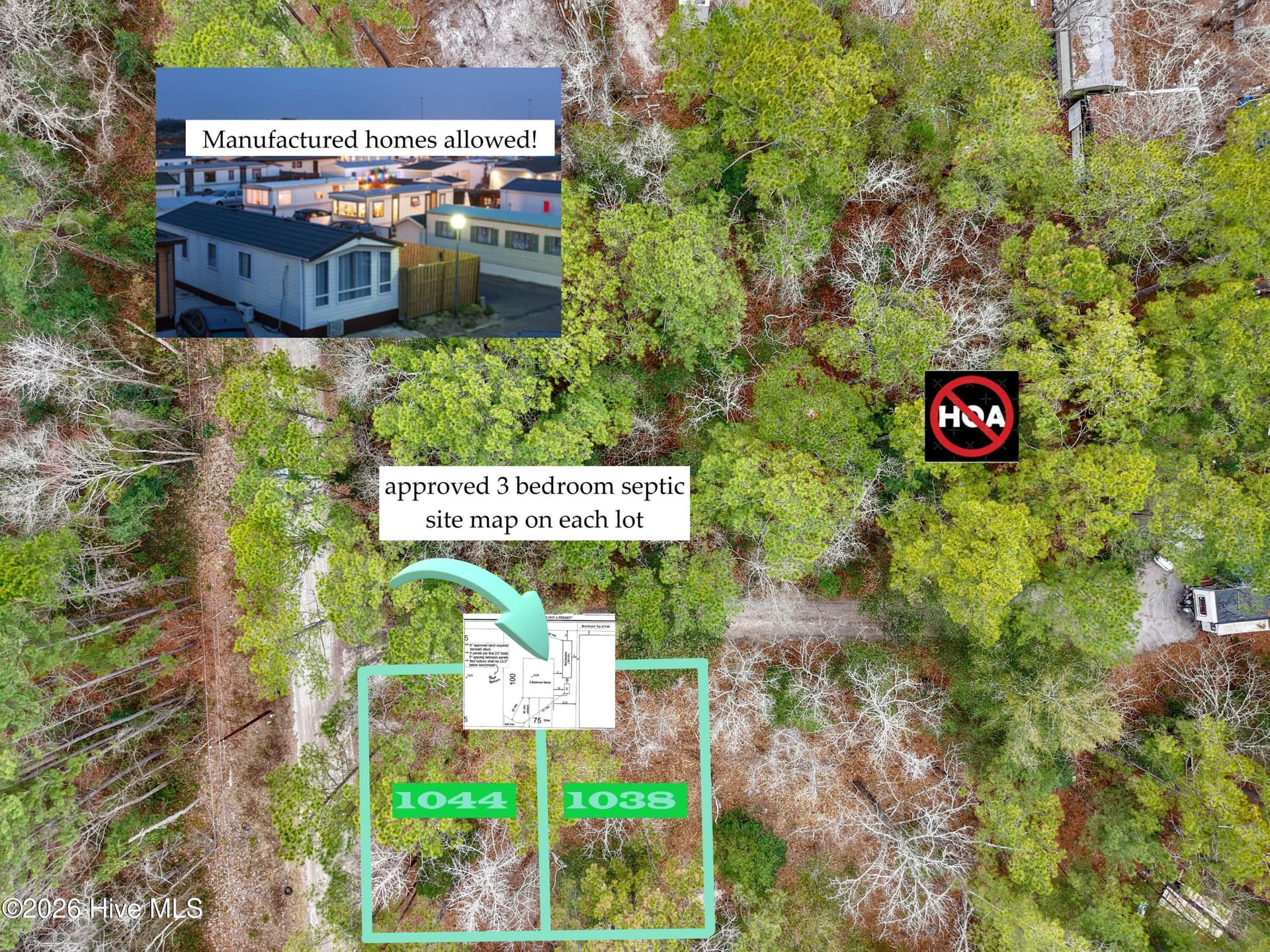Mobile Home Lot at 1038 Andover Place SE, Bolivia, NC 28422, photo 6 of 17