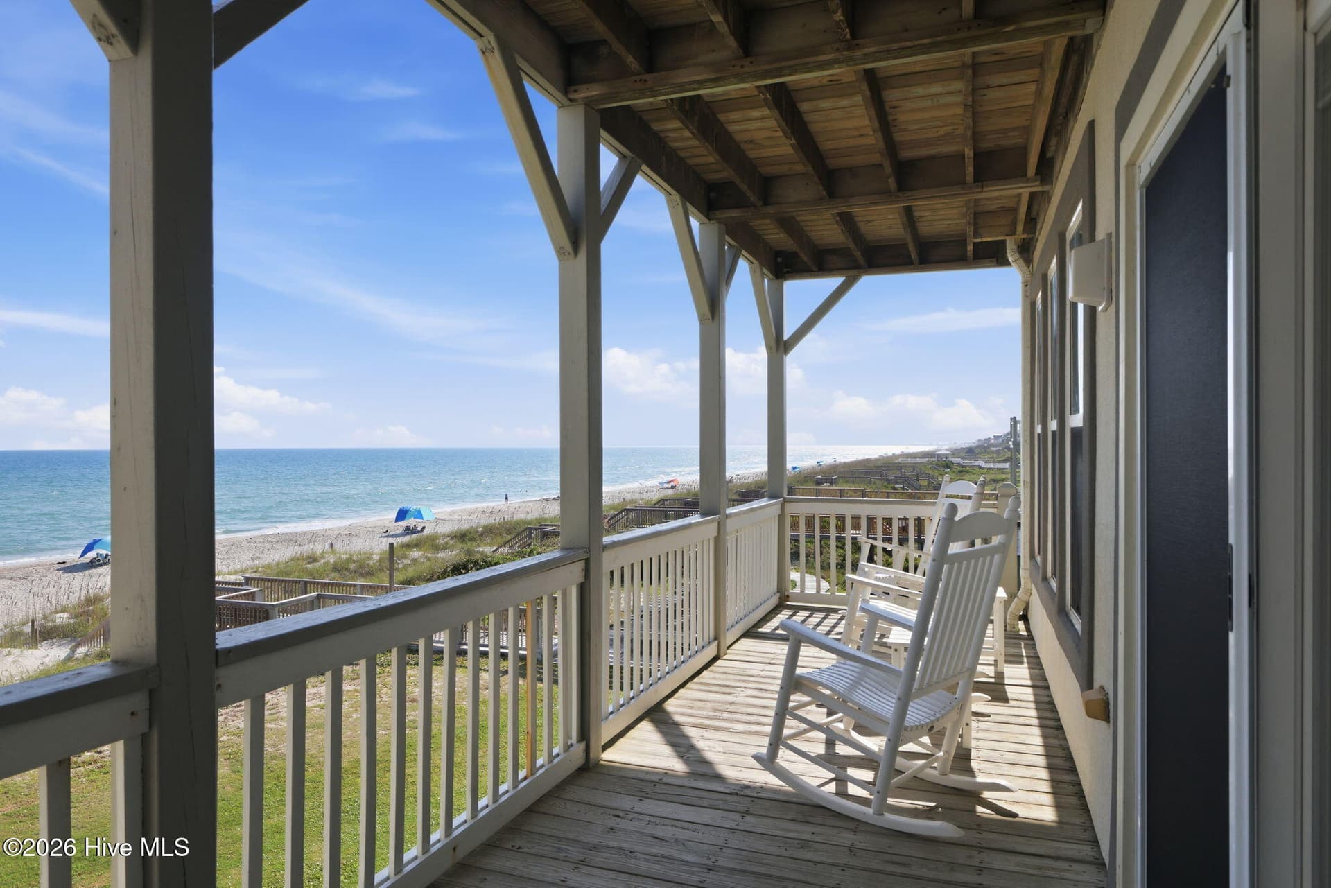 Oceanside private deck - 2801 Pier Pointe Drive B2, Emerald Isle, NC 28594