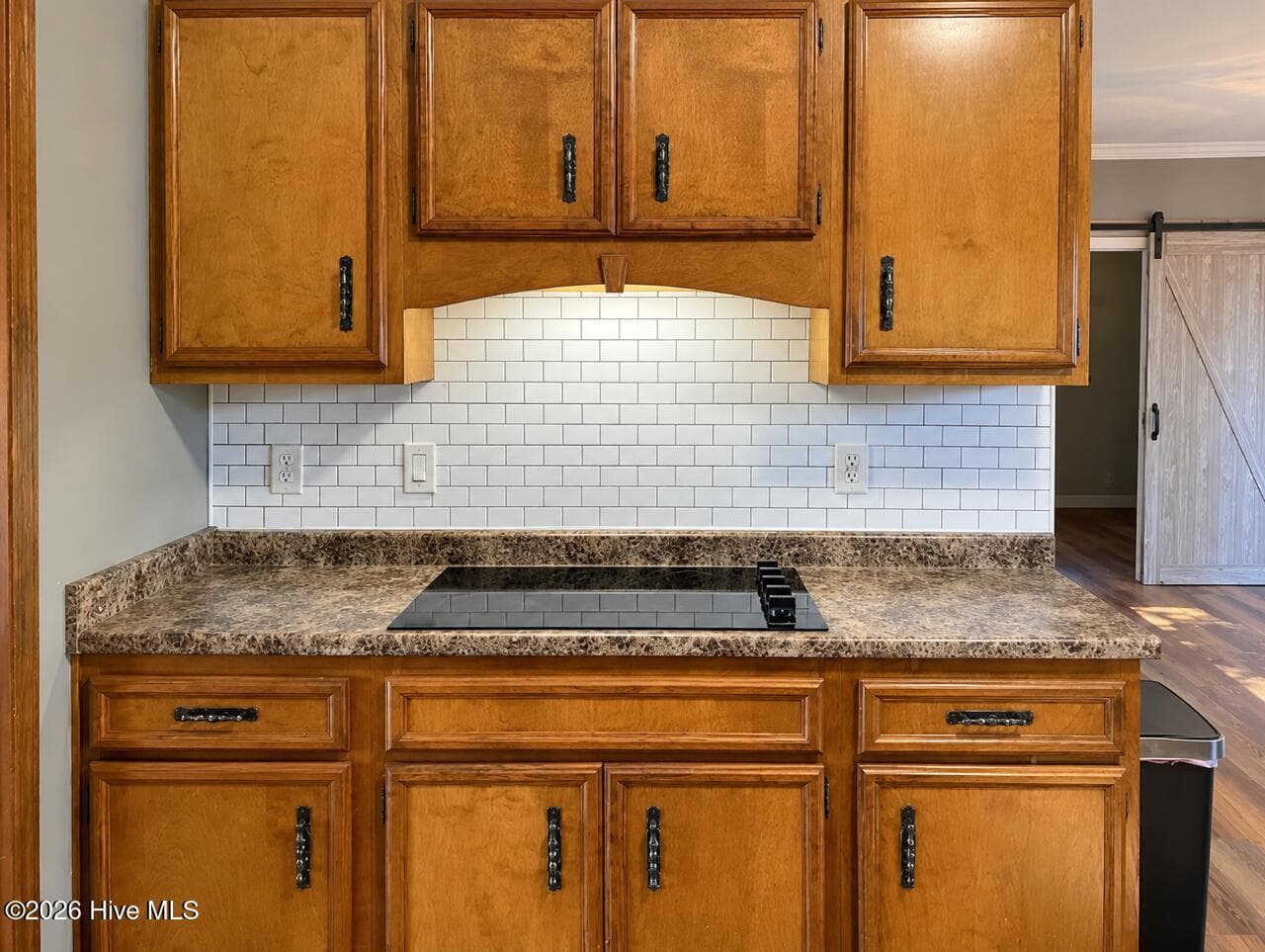 Cooktop area with great cabinet storage and plenty of counter space to prepare and cook dinner. A great space! - 4164 Quail Springs Circle, Augusta, GA 30907
