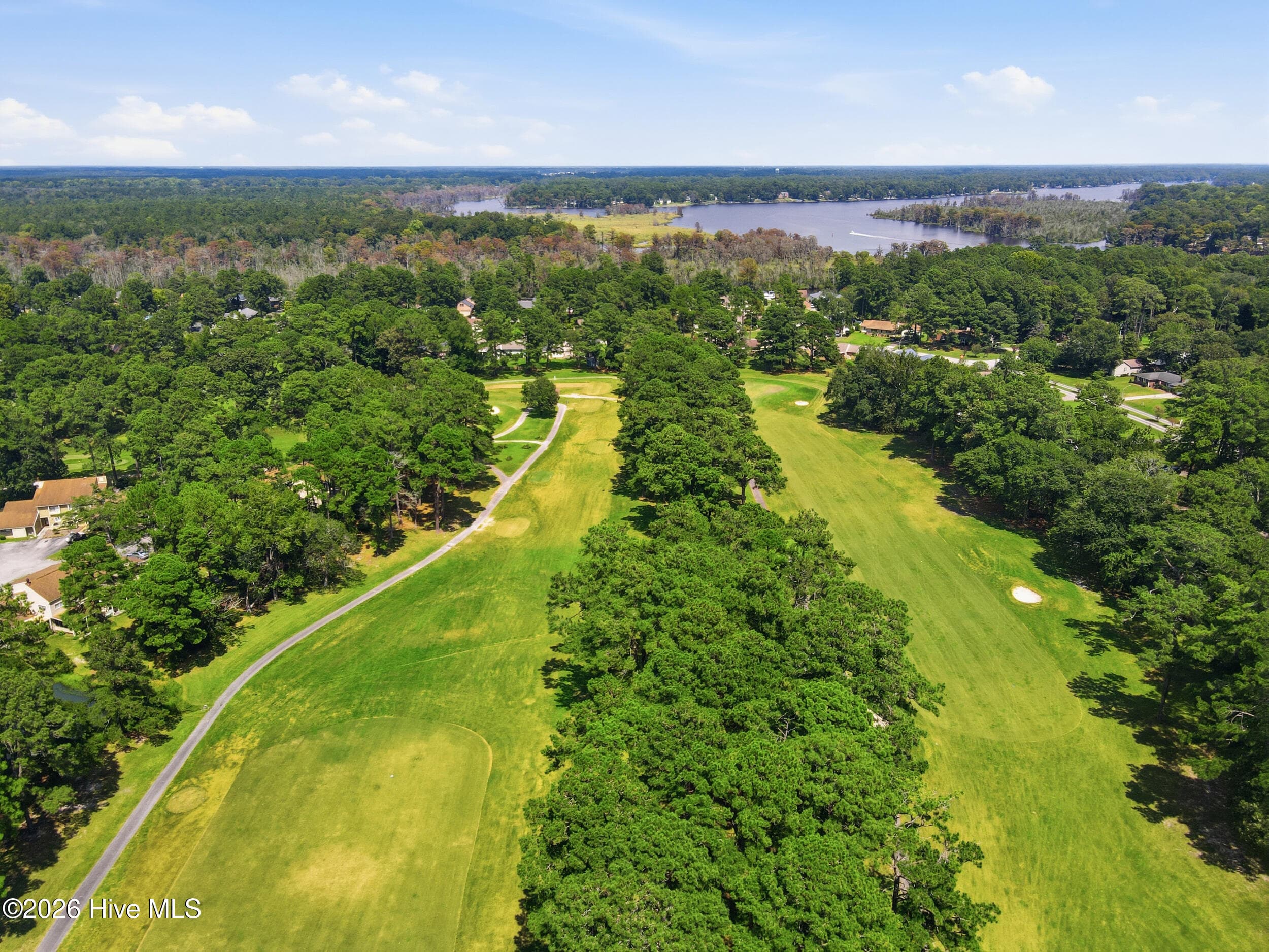 Aerial View - 701 Plantation Drive, New Bern, NC 28562