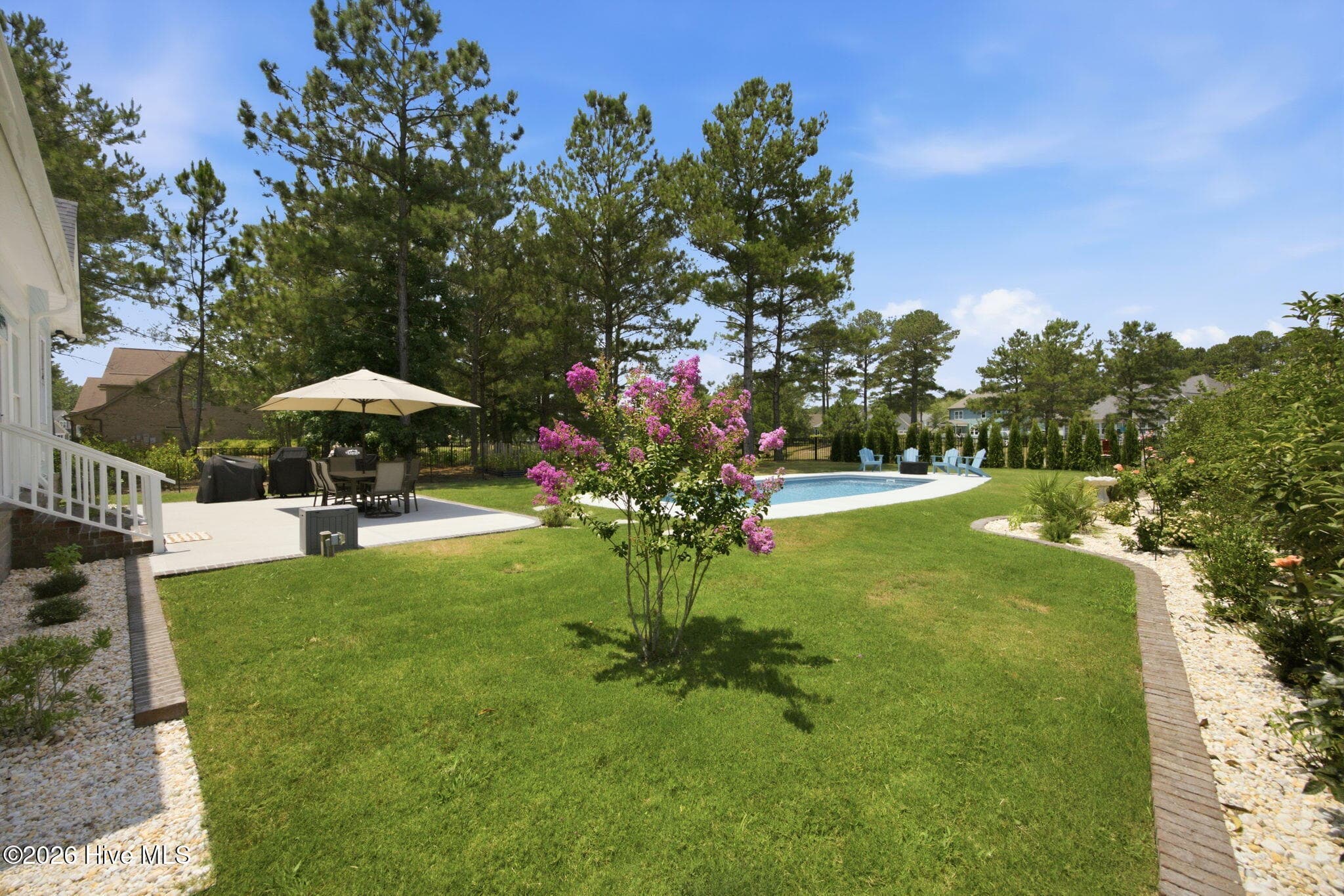 professionally landscaped yard - 776 Breezewood Drive SE, Bolivia, NC 28422