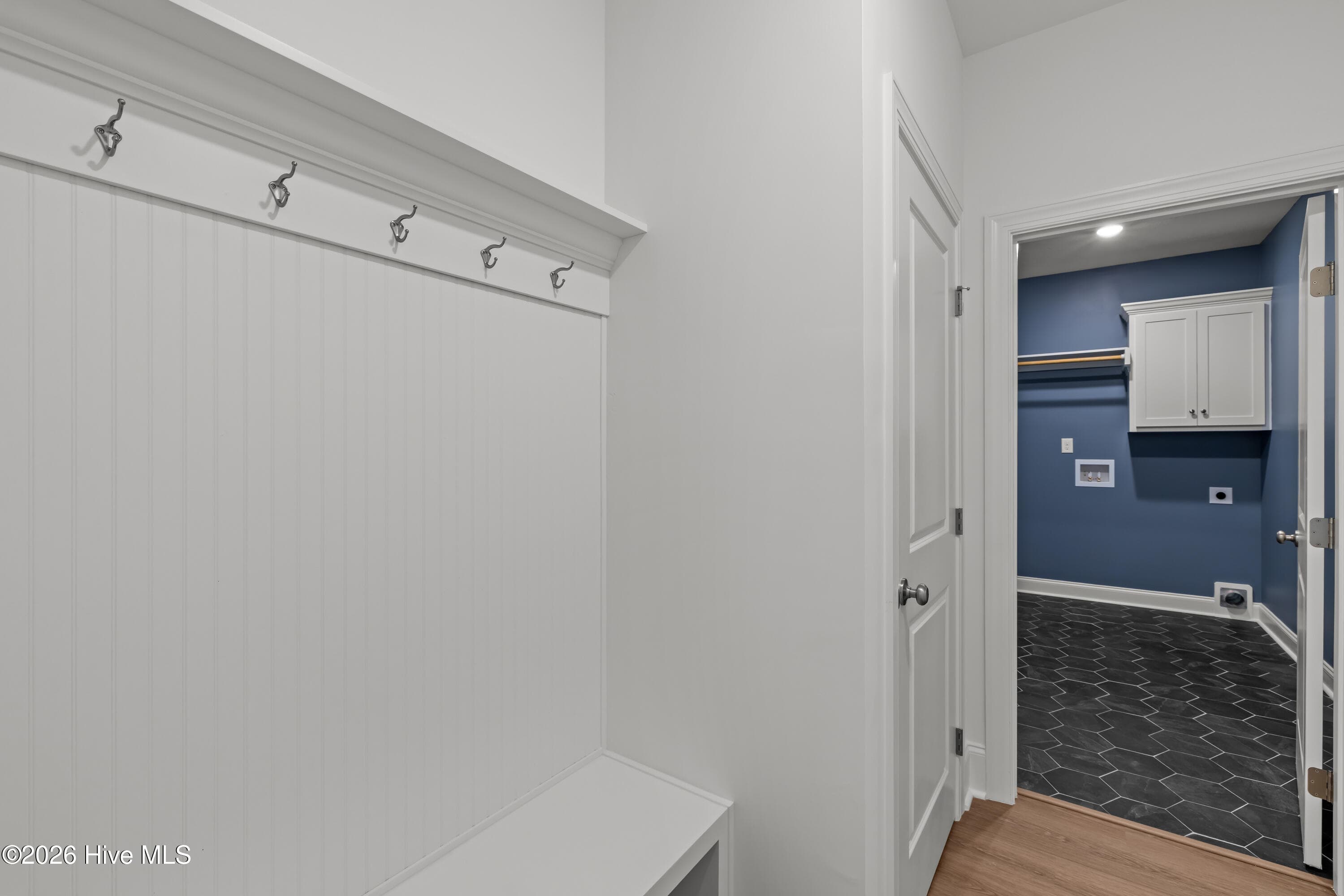 Garage hall bench and closet - 1550 Bellingham Drive, Beech Island, SC 29842