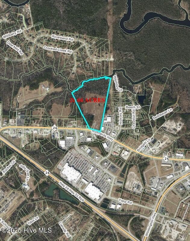 Unimproved Land at 2780 Richlands Highway, Jacksonville, NC 28540, photo 2 of 4