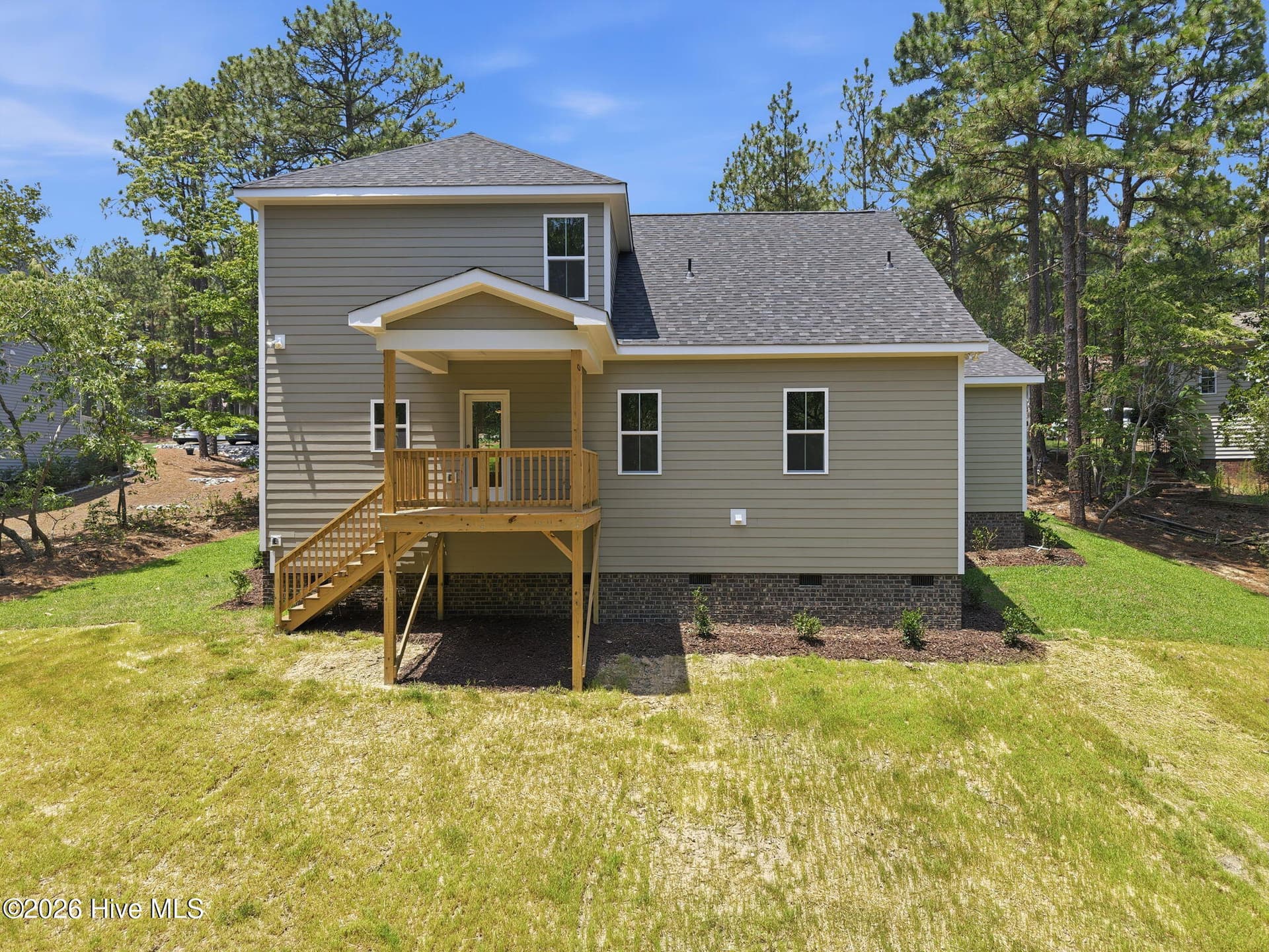 Rear - 104 Tiverton Court, Seven Lakes, NC 27376