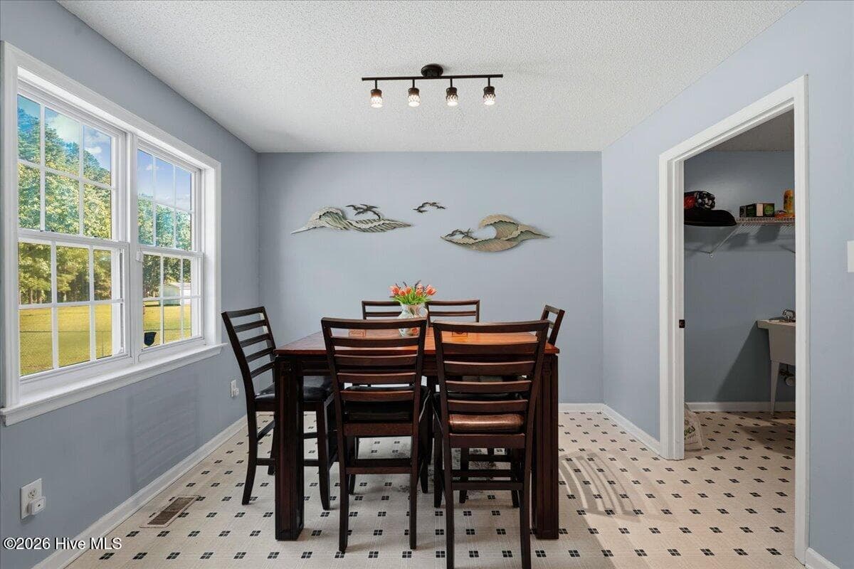 Dining Room/Kitchen - 110 Hilltop Drive, Four Oaks, NC 27524