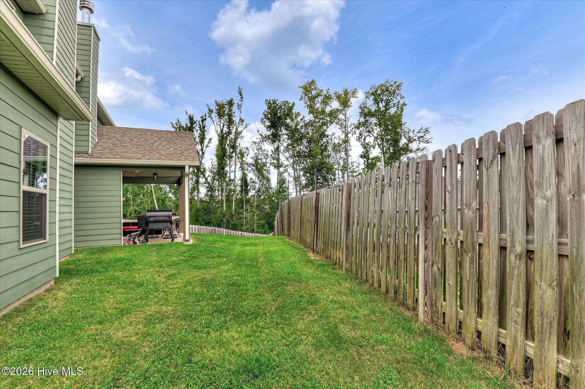 Backyard fully fenced - 257 Haverford Drive, Grovetown, GA 30813