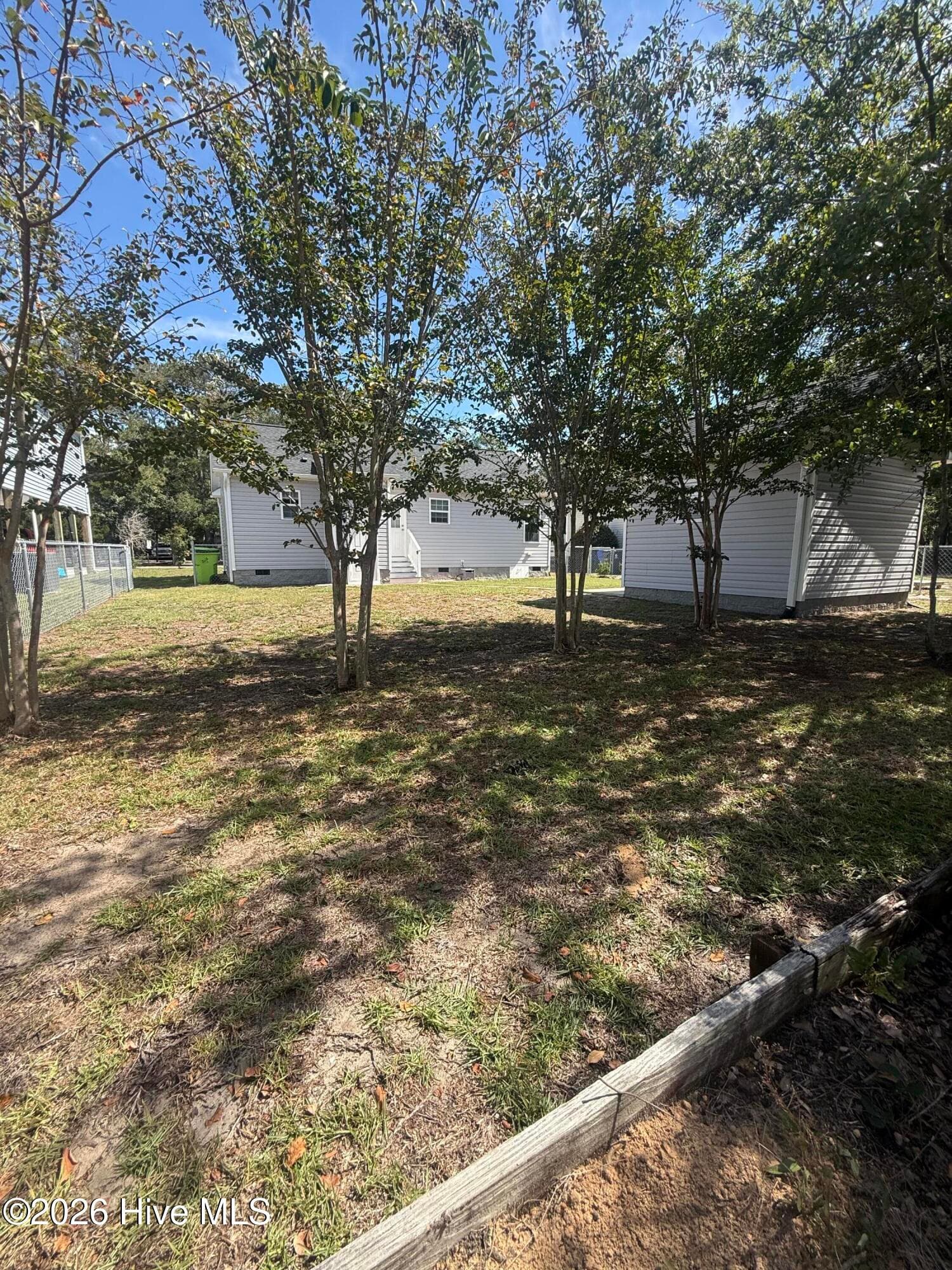 Fenced, Treed Yard (NW Corner) - 115 NW 17th Street, Oak Island, NC 28465