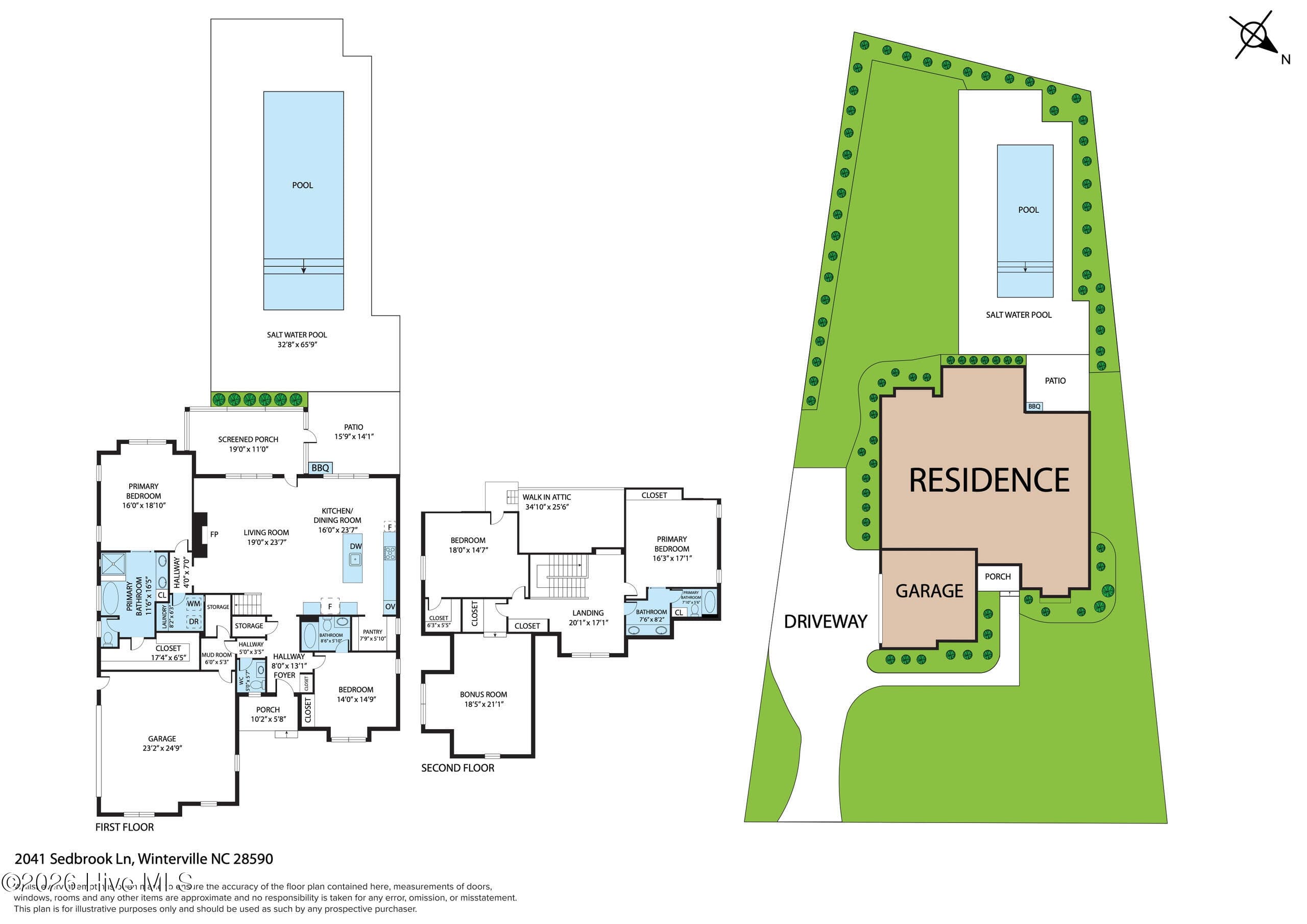 Single Family Residence at 2041 Sedbrook Lane, Winterville, NC 28590, photo 2 of 83