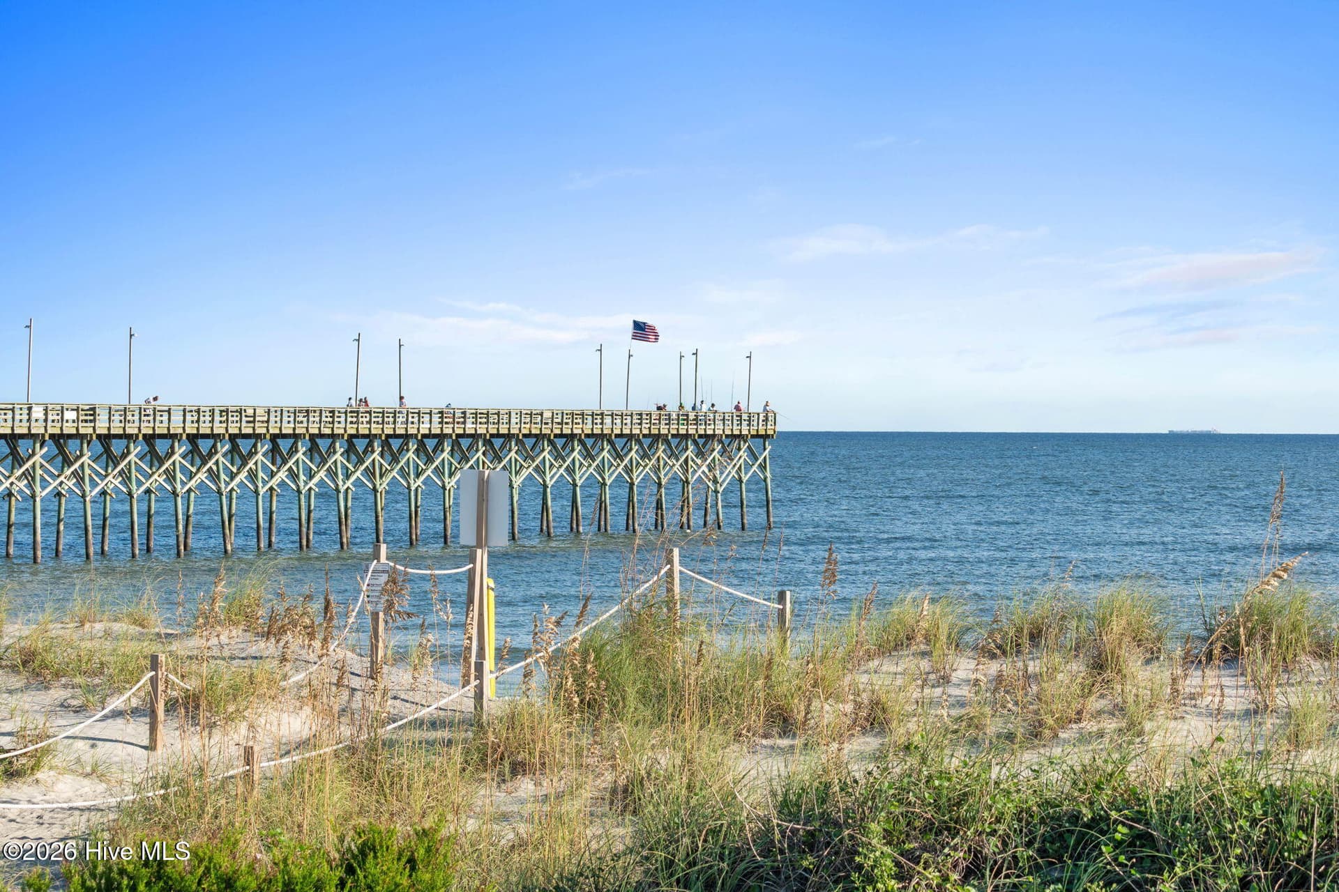 Fishing pier over the Atlantic ocean - 101 SE 14th Street, Oak Island, NC 28465