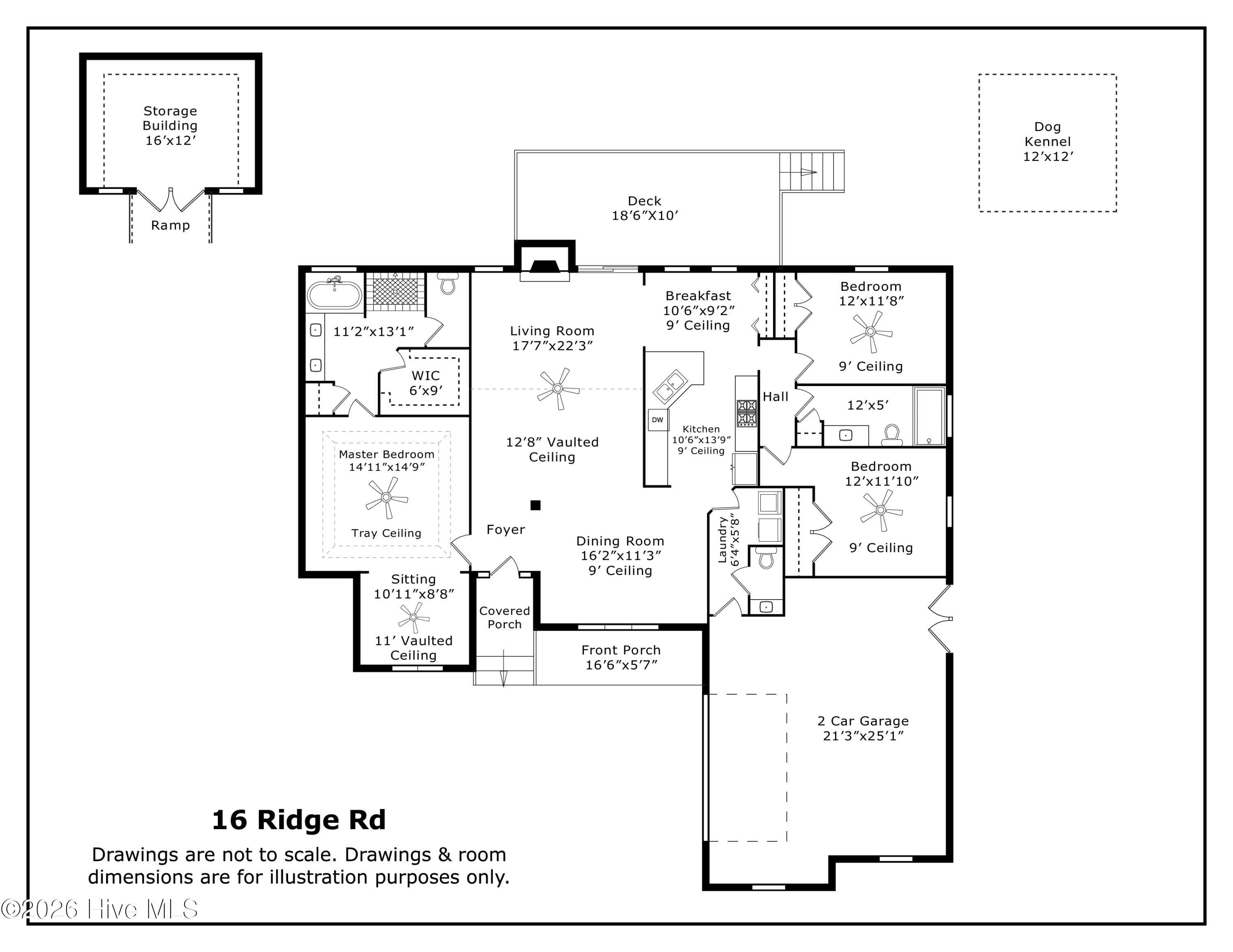 Single Family Residence at 16 Ridge Road, Jackson Springs, NC 27281, photo 121 of 123