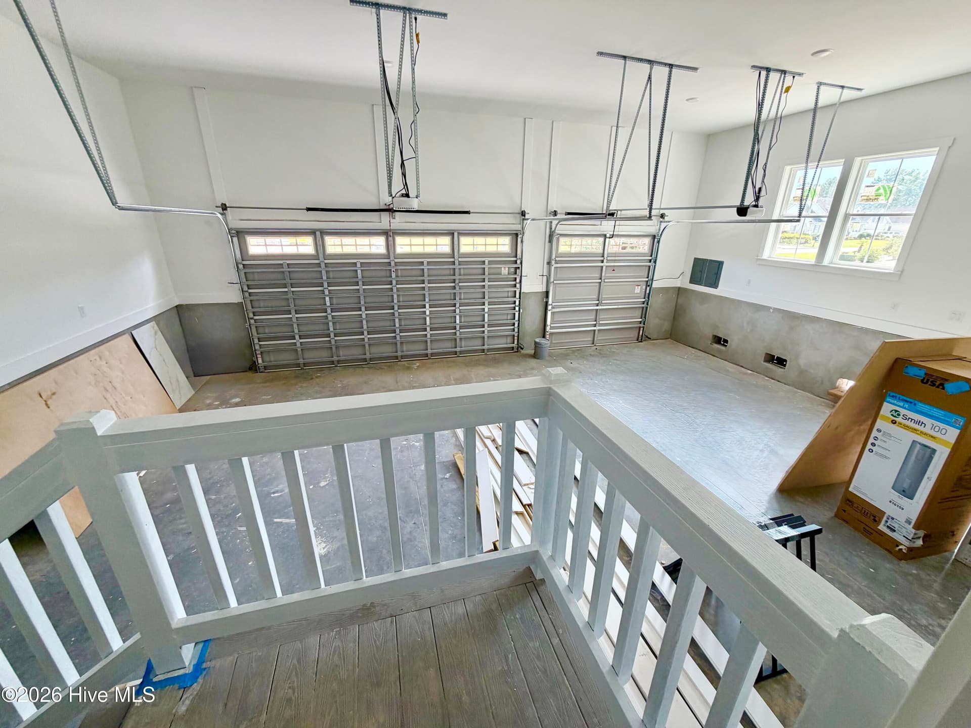 Three car garage, under construction. Will be skim coated and garage floor epoxied. - 550 Glenburnie Street NW, Calabash, NC 28467