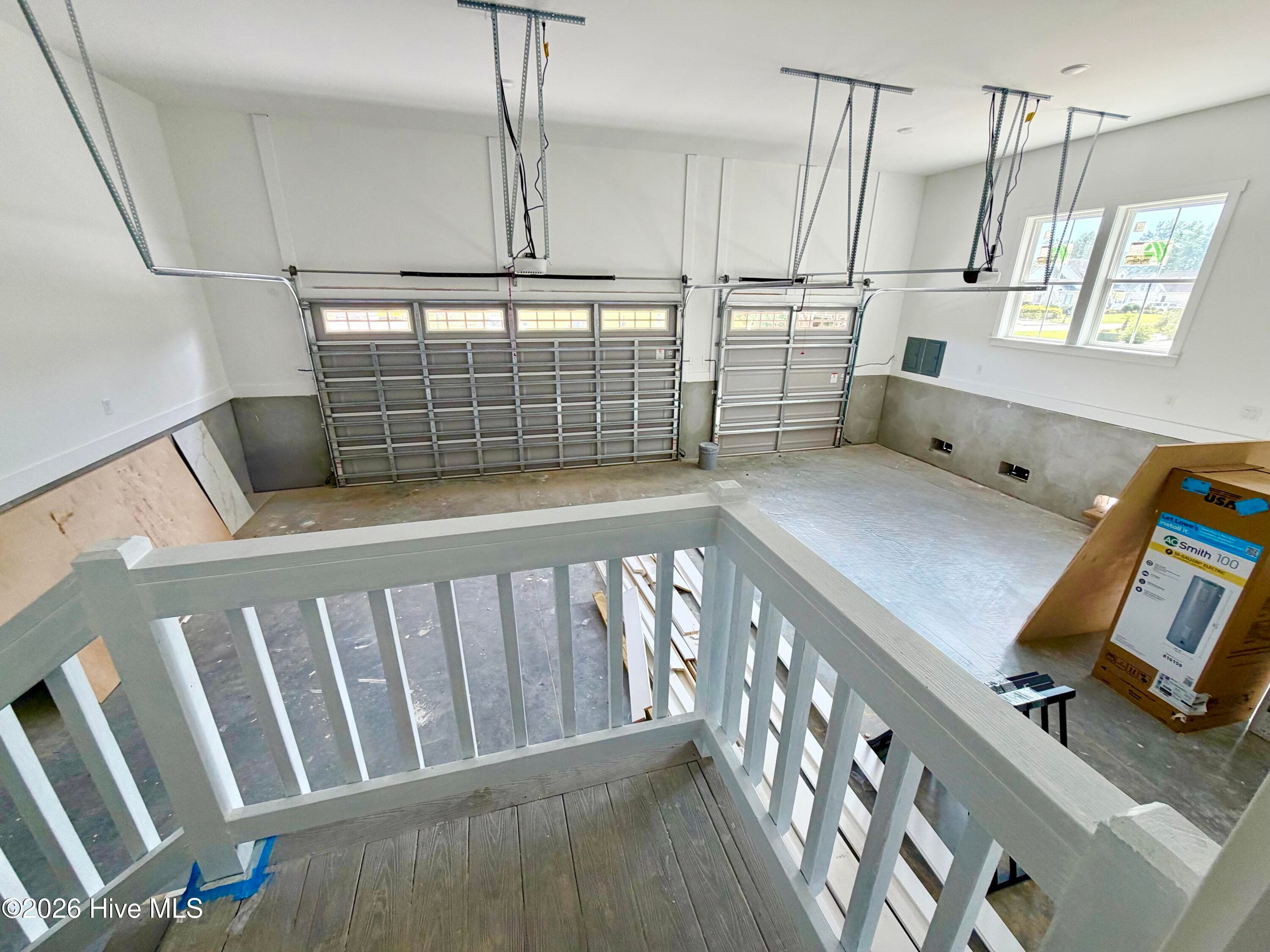 Three car garage, under construction. Will be skim coated and garage floor epoxied. - 550 Glenburnie Street NW, Calabash, NC 28467