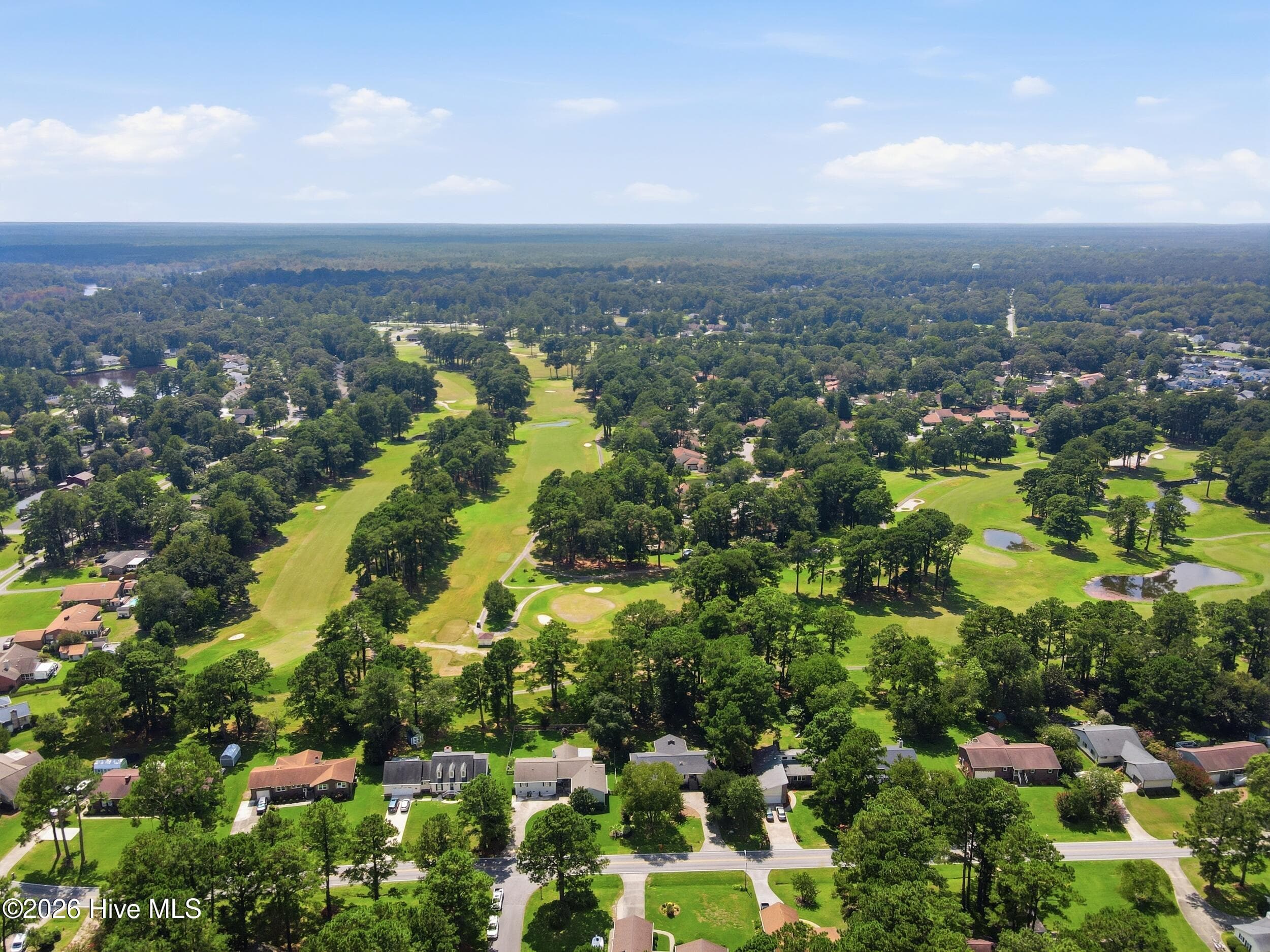 Aerial View - 701 Plantation Drive, New Bern, NC 28562