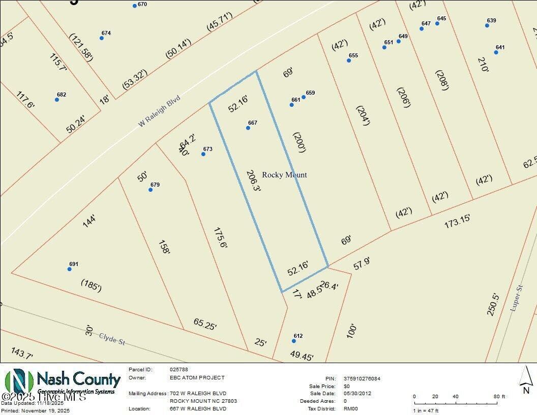 667 W Raleigh Boulevard, Rocky Mount, NC 27803