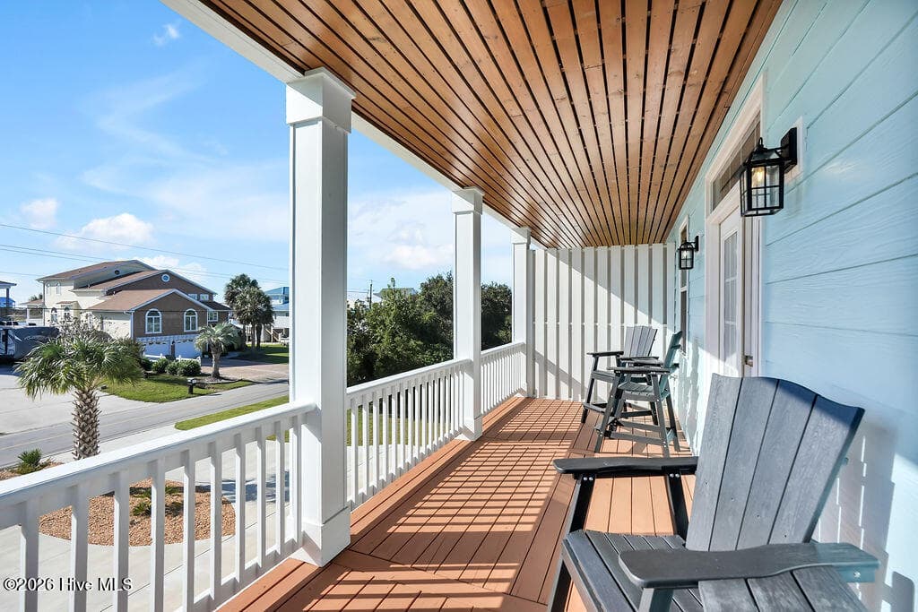 Master suite balcony on 2nd floor - 244 Grandview Drive, Sneads Ferry, NC 28460