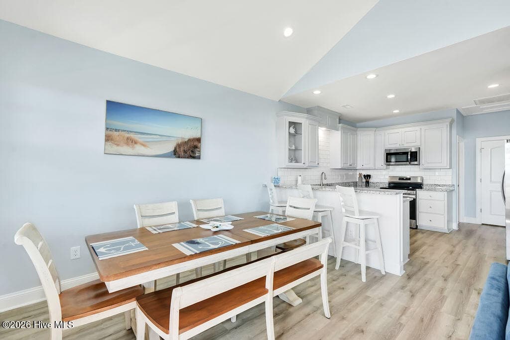 Dining room & kitchen - 244 Grandview Drive, Sneads Ferry, NC 28460