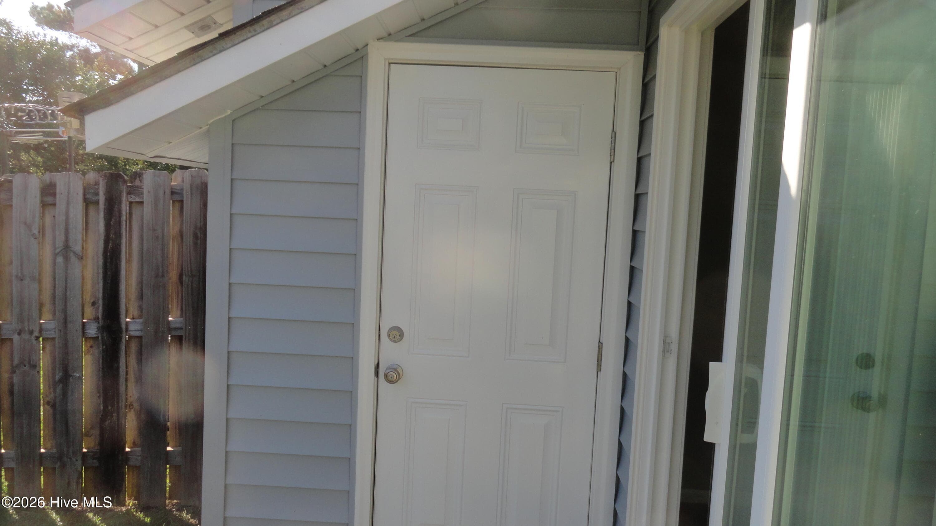 Storage closet at back patio - 106 Witten Circle Apt C, Havelock, NC 28532