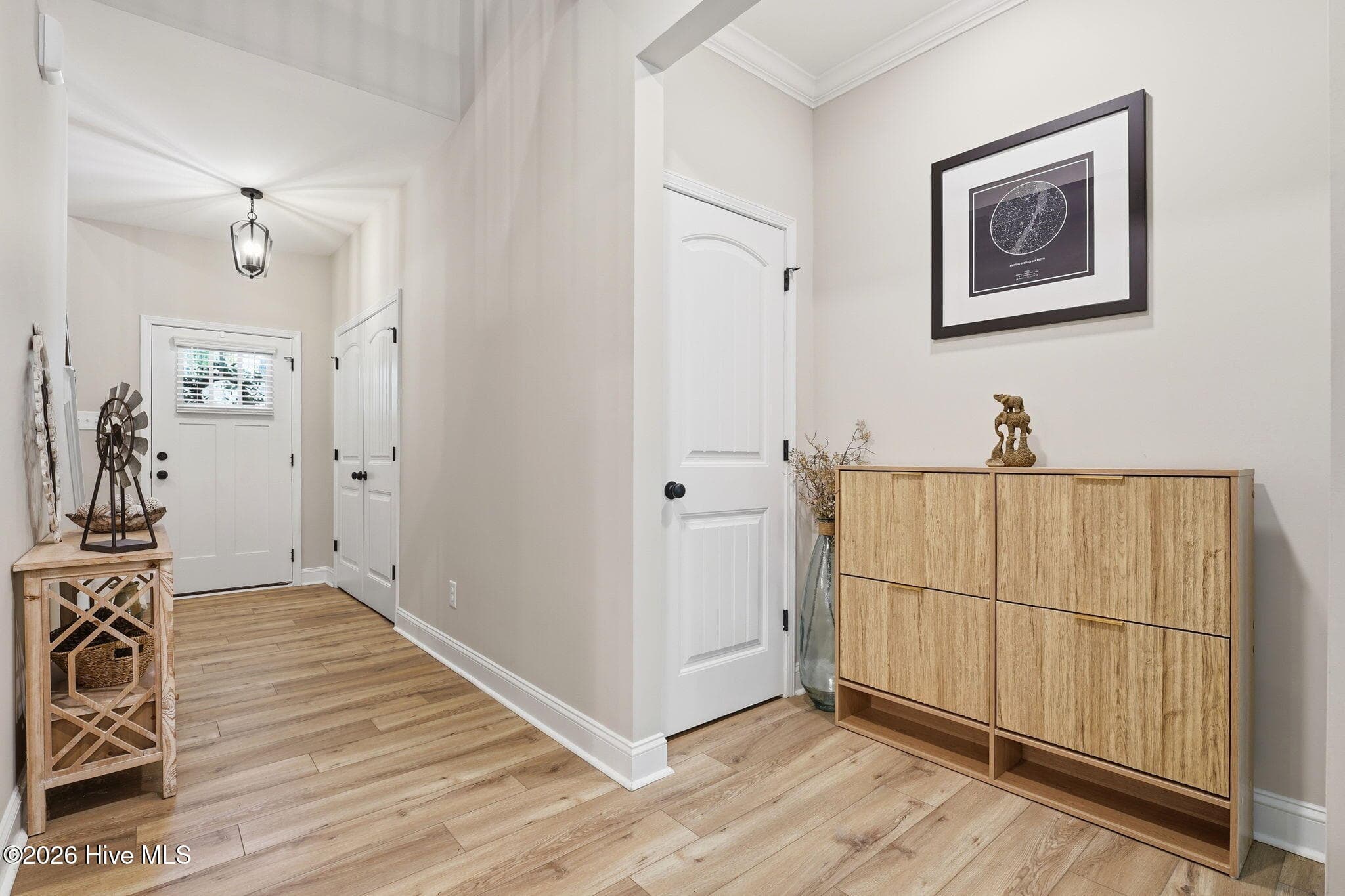 Hall to main living area - 16620 Titmouse Court, Wagram, NC 28396