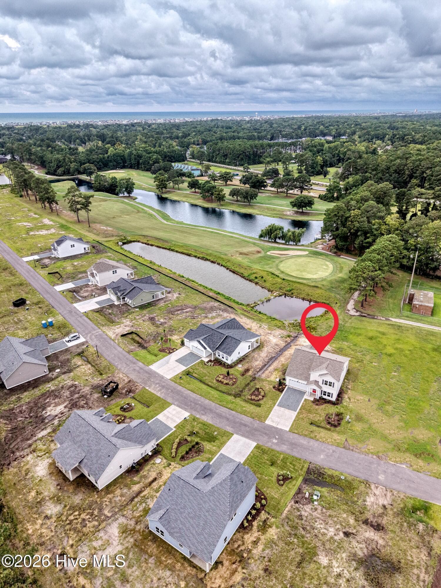 Lot 2 Bird's Eye View - 2108 Cregan Cove SW (Lot 2), Ocean Isle Beach, NC 28469