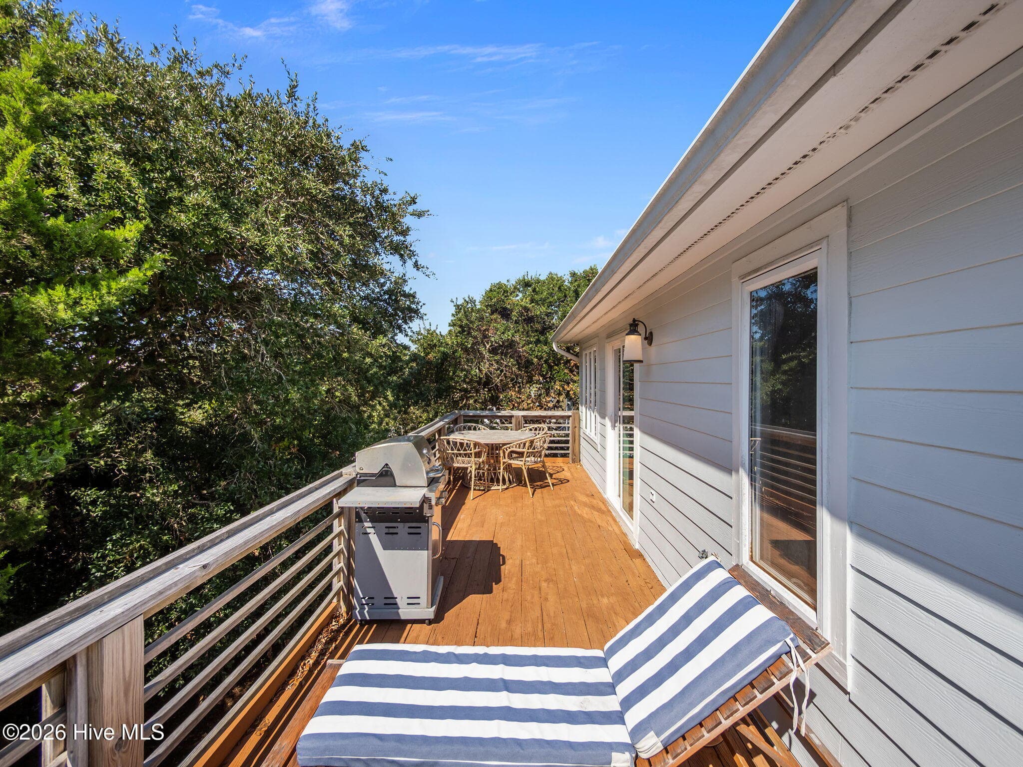 Secluded Open Rear Deck - 5415 Cedar Tree Lane, Emerald Isle, NC 28594