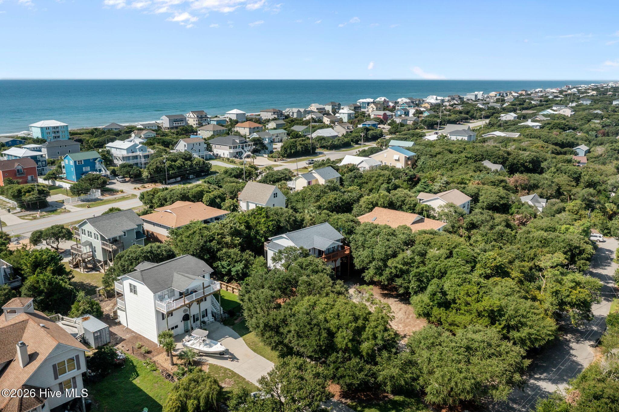 Aerial View to Atlantic Ocean - 5415 Cedar Tree Lane, Emerald Isle, NC 28594