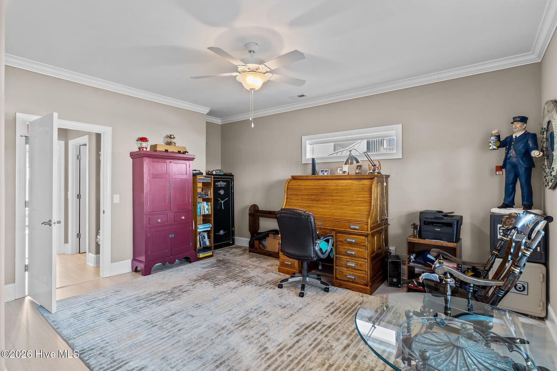 First floor bedroom 2, currently being used as a home office. - 3 Gatha Lane, Ocean Isle Beach, NC 28469