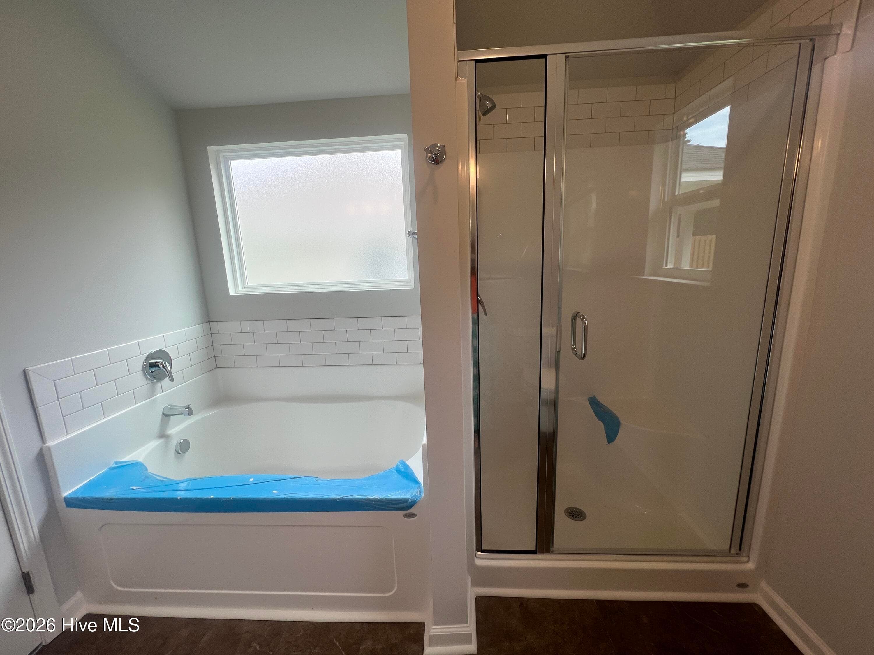 Separate walk in shower and soaking tub. - 8887 Snelling Drive, Aiken, SC 29803