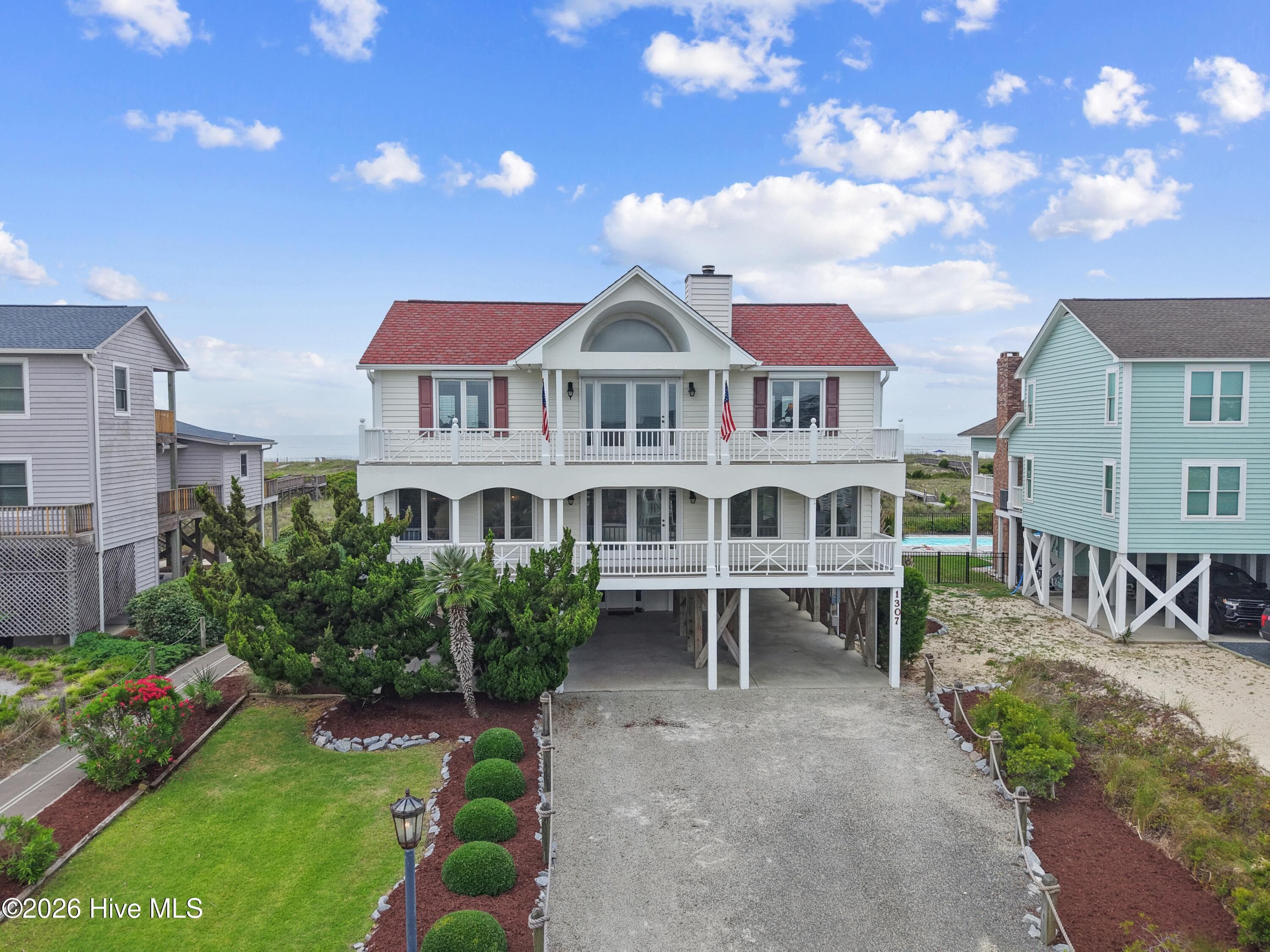 Single Family Residence at 1307 Ocean Boulevard W, Holden Beach, NC 28462, photo 3 of 109