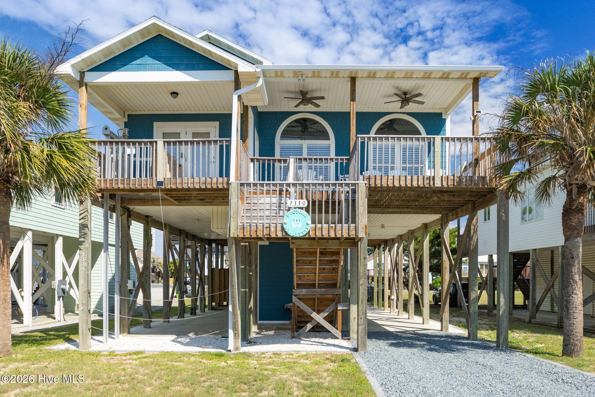Covered parking and ground level entry - 2330 W Beach Drive, Oak Island, NC 28465