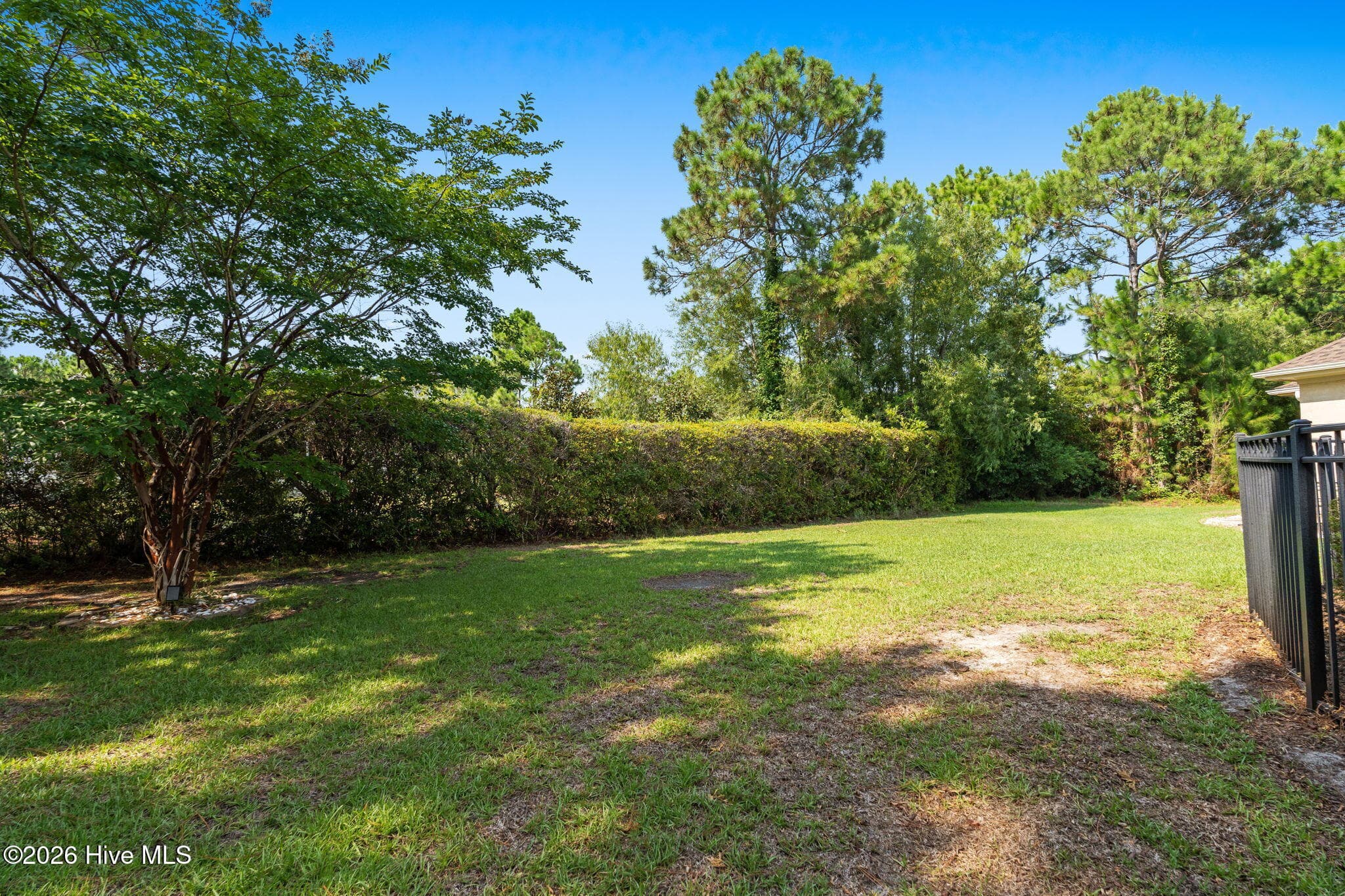 Rear of property with privacy - 3858 Ridge Crest Drive, Southport, NC 28461