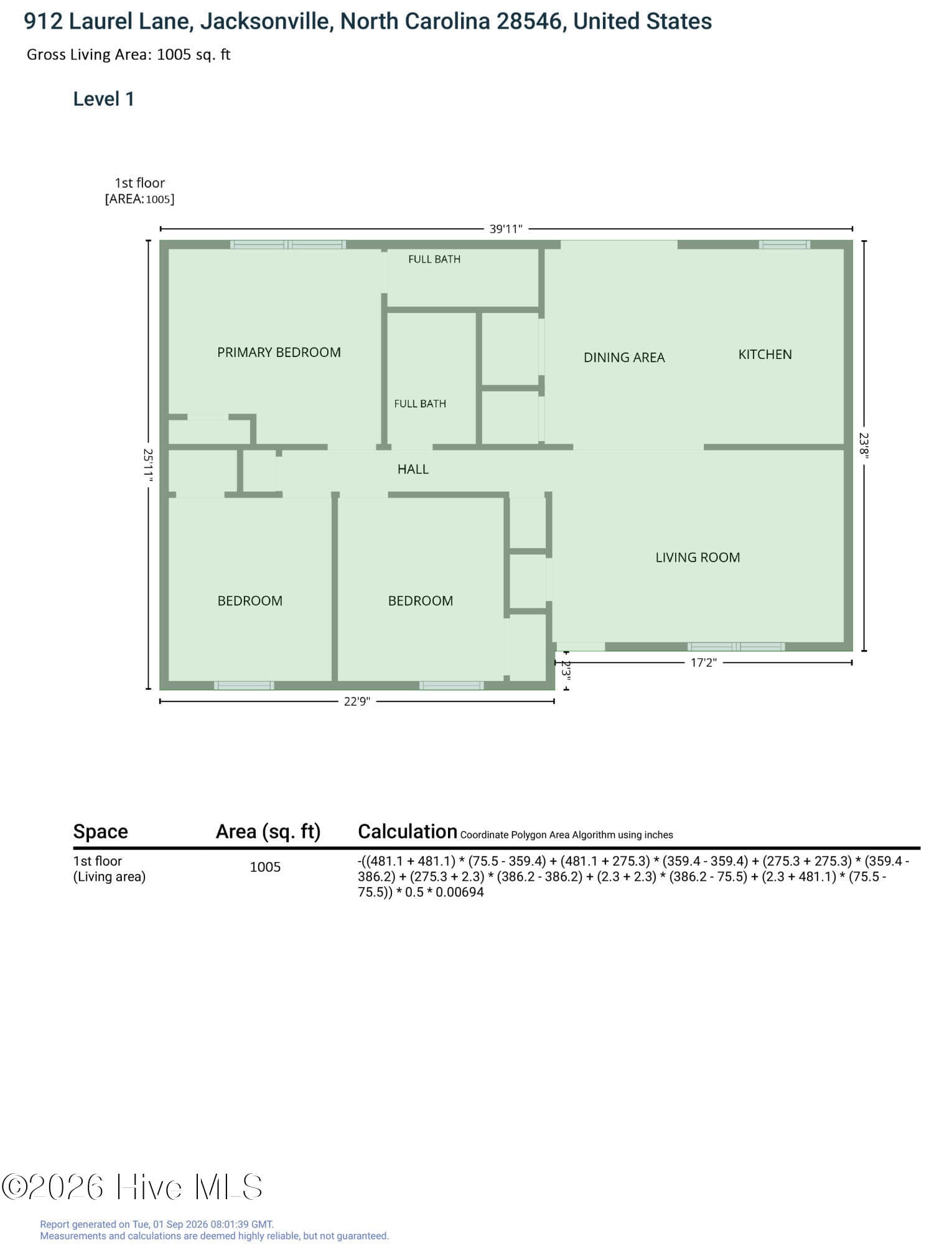 Single Family Residence at 912 Laurel Lane, Jacksonville, NC 28546, photo 35 of 35