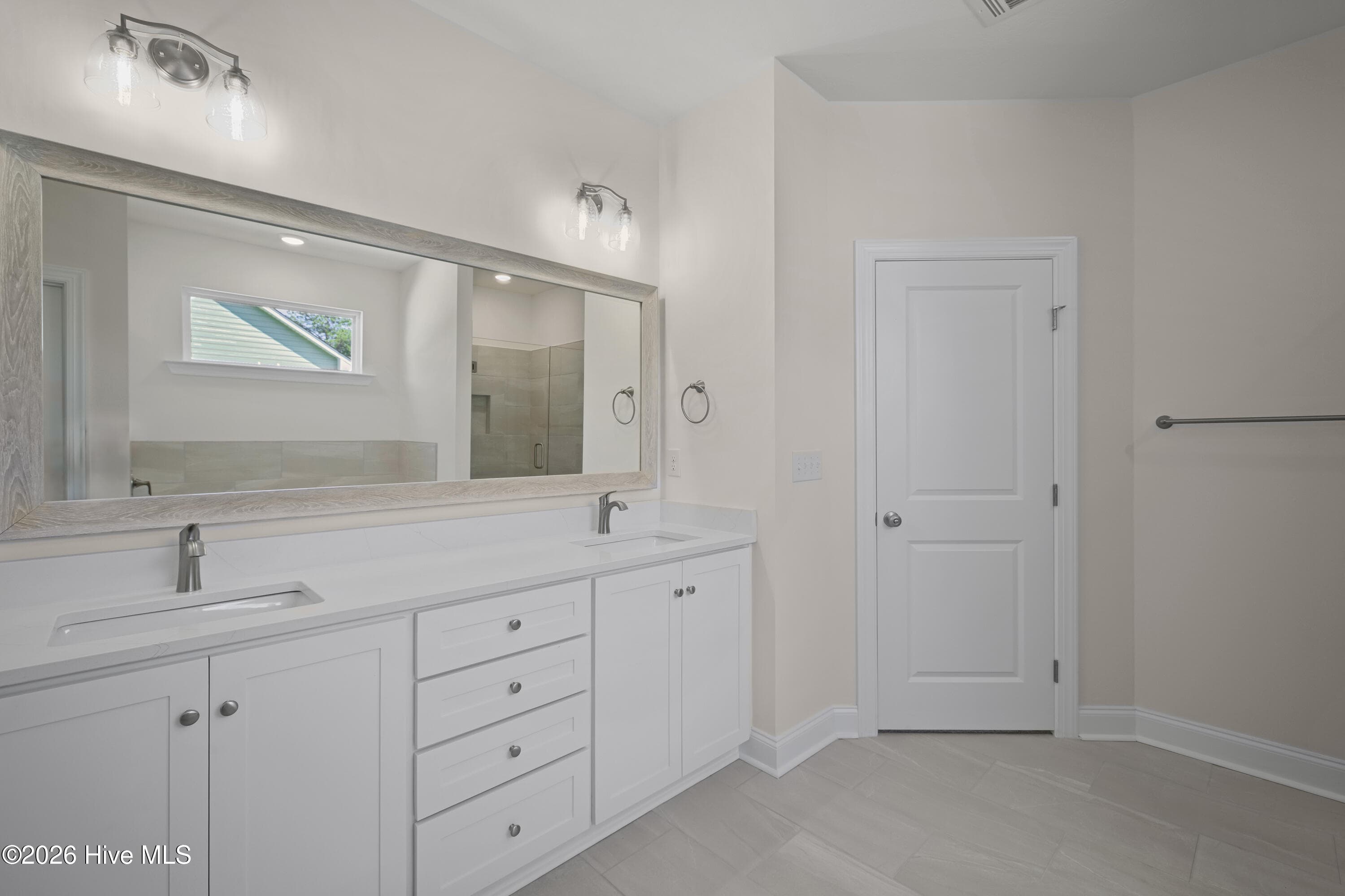 Large framed mirror - 1589 Bellingham Drive, Beech Island, SC 29842