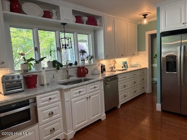 Microwave drawer, custom cabinetry and drawers - 104 Bunn Avenue, Rocky Mount, NC 27804
