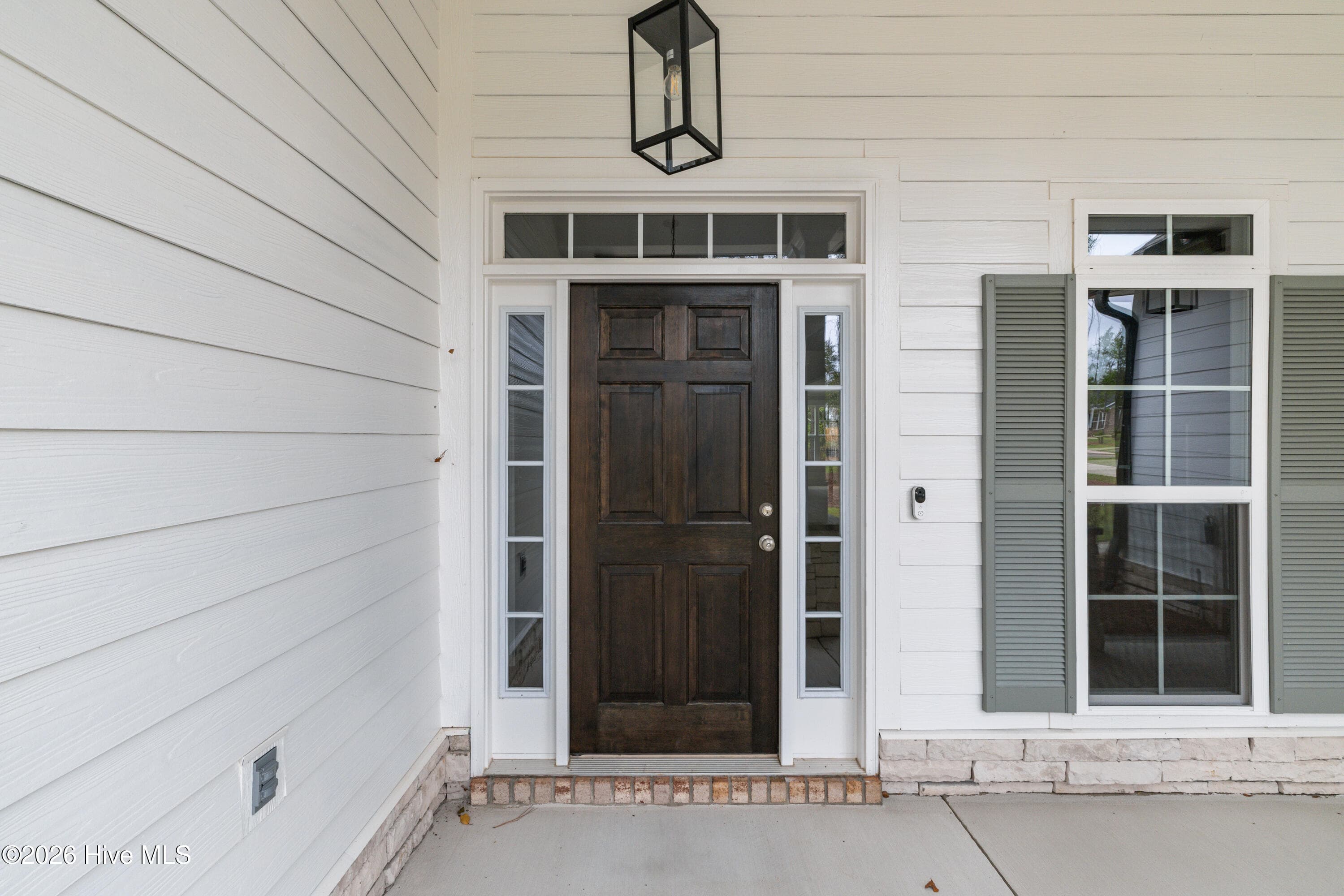 Front Entrance with solid wood door - 1777 Bellingham Drive, Beech Island, SC 29842