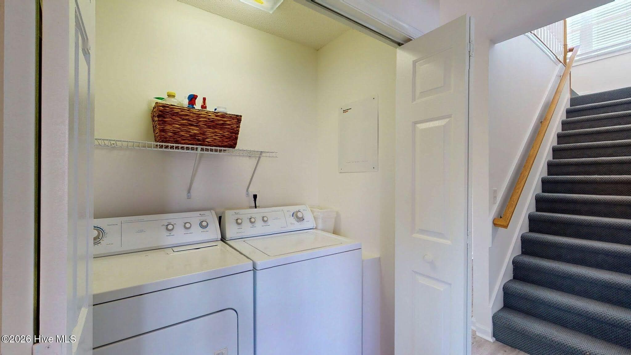 Laundry off 2nd level hallway - 58 N Ridge, Surf City, NC 28445