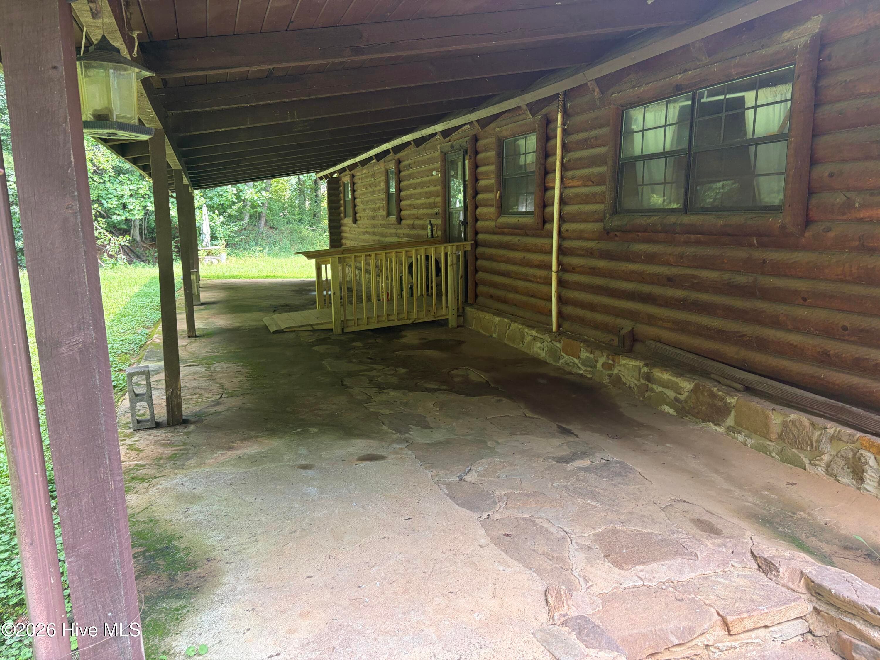 Covered area - back of house - 913 Franks Creek Road, Robbinsville, NC 28771