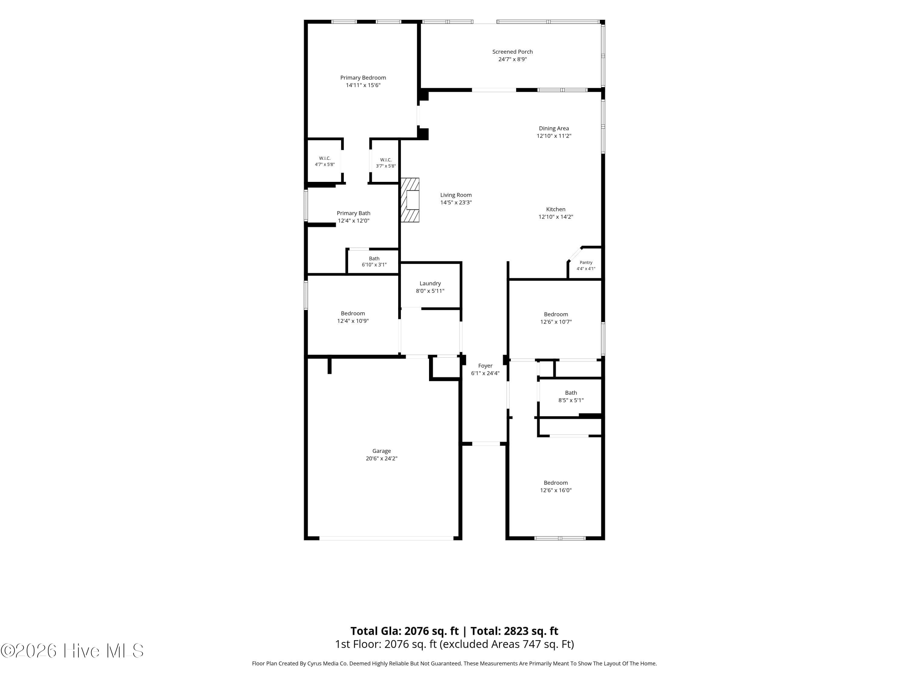 Floorplan - 507 Steele Loop, Wilmington, NC 28411