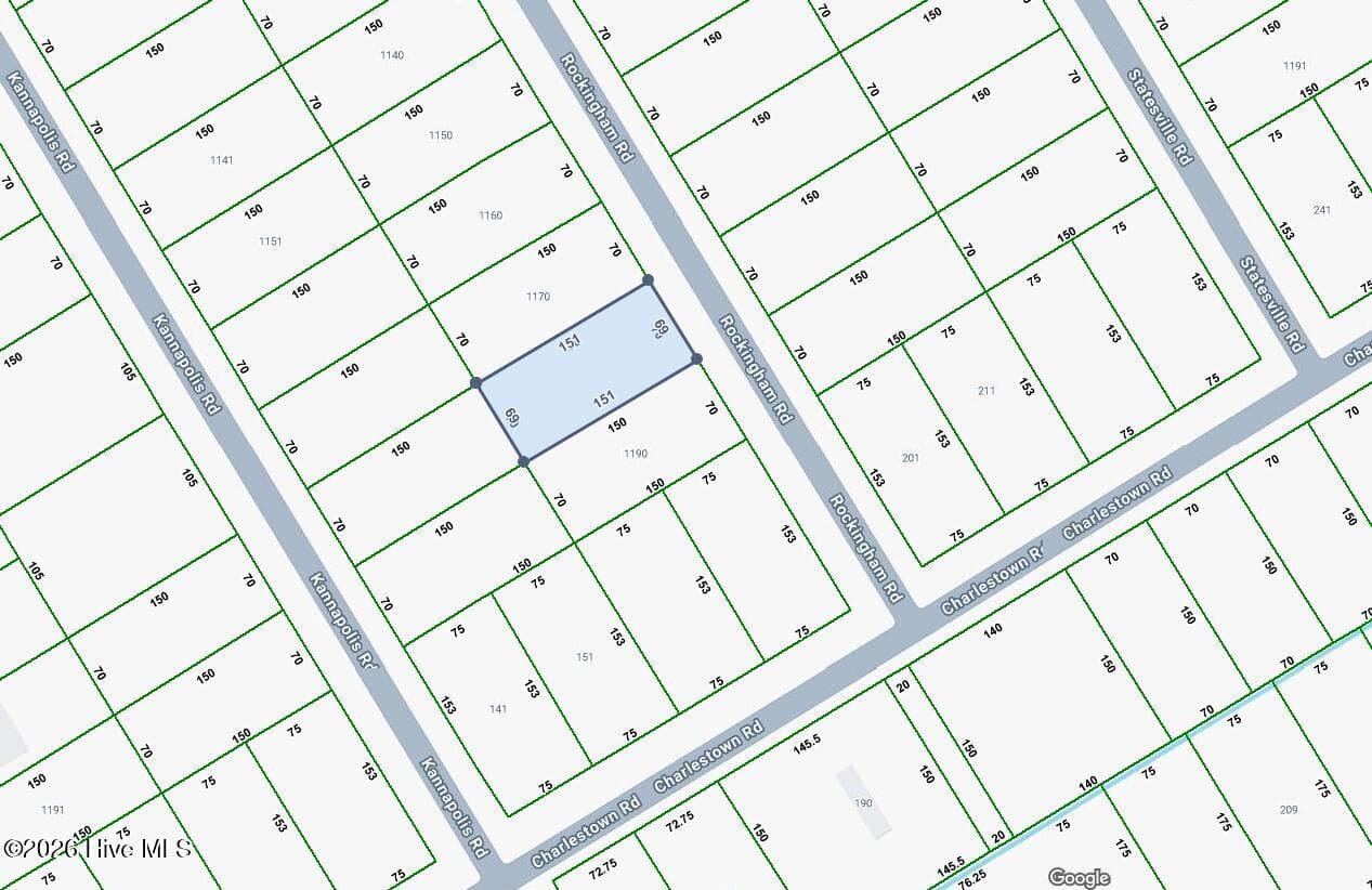 Residential Lot at 1180 6 Rockingham Road, Boiling Spring Lakes, NC 28461