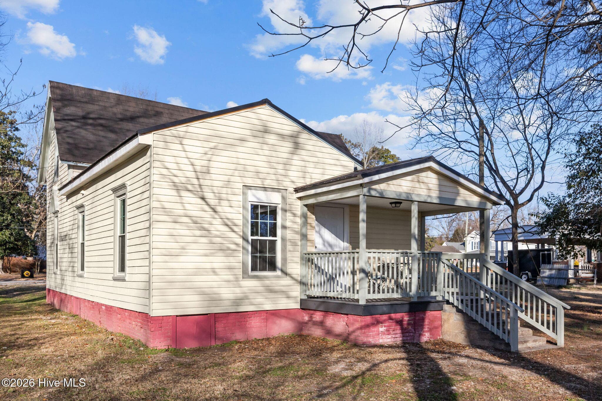 back view of the house - 809 Church Street, Scotland Neck, NC 27874