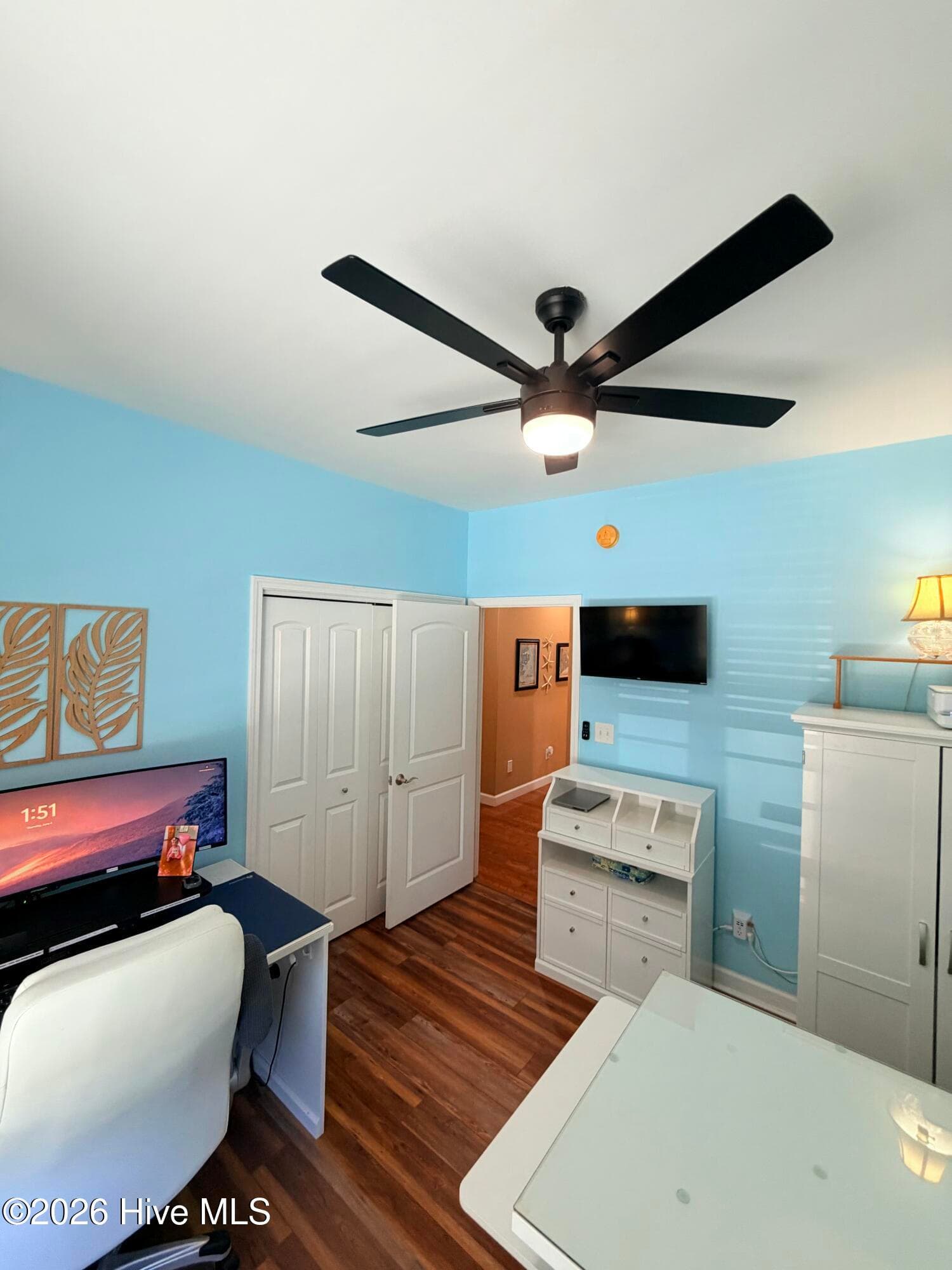 Guest bedroom 2 (office) - 1926 Snowy Egret Drive, Morehead City, NC 28557