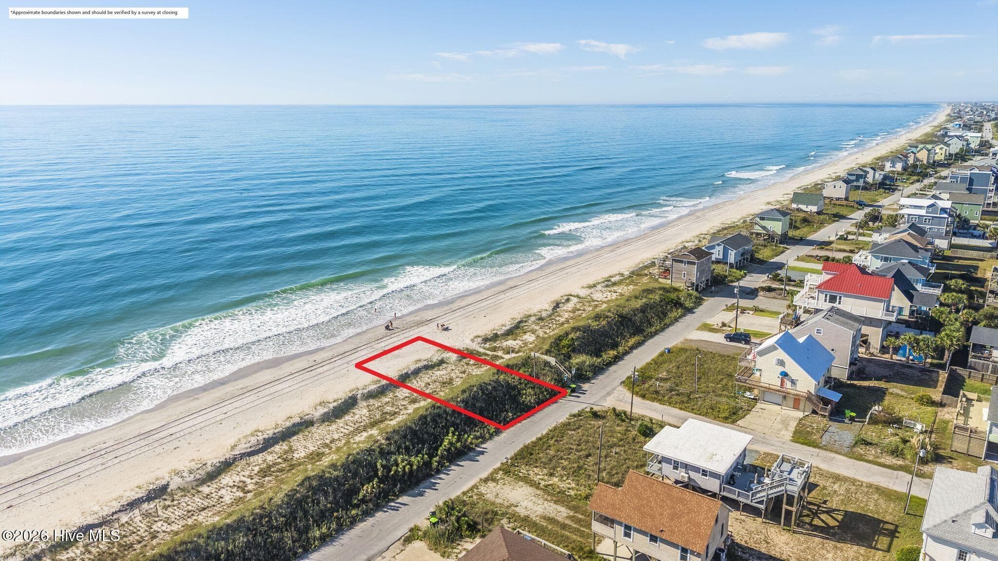 Lines shown are for illustration only and do not represent exact property boundaries. A survey should be obtained for verification. - 254 1 Topsail Road, North Topsail Beach, NC 28460