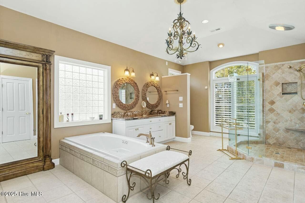 Master Bath - 7012 Sound Drive, Emerald Isle, NC 28594