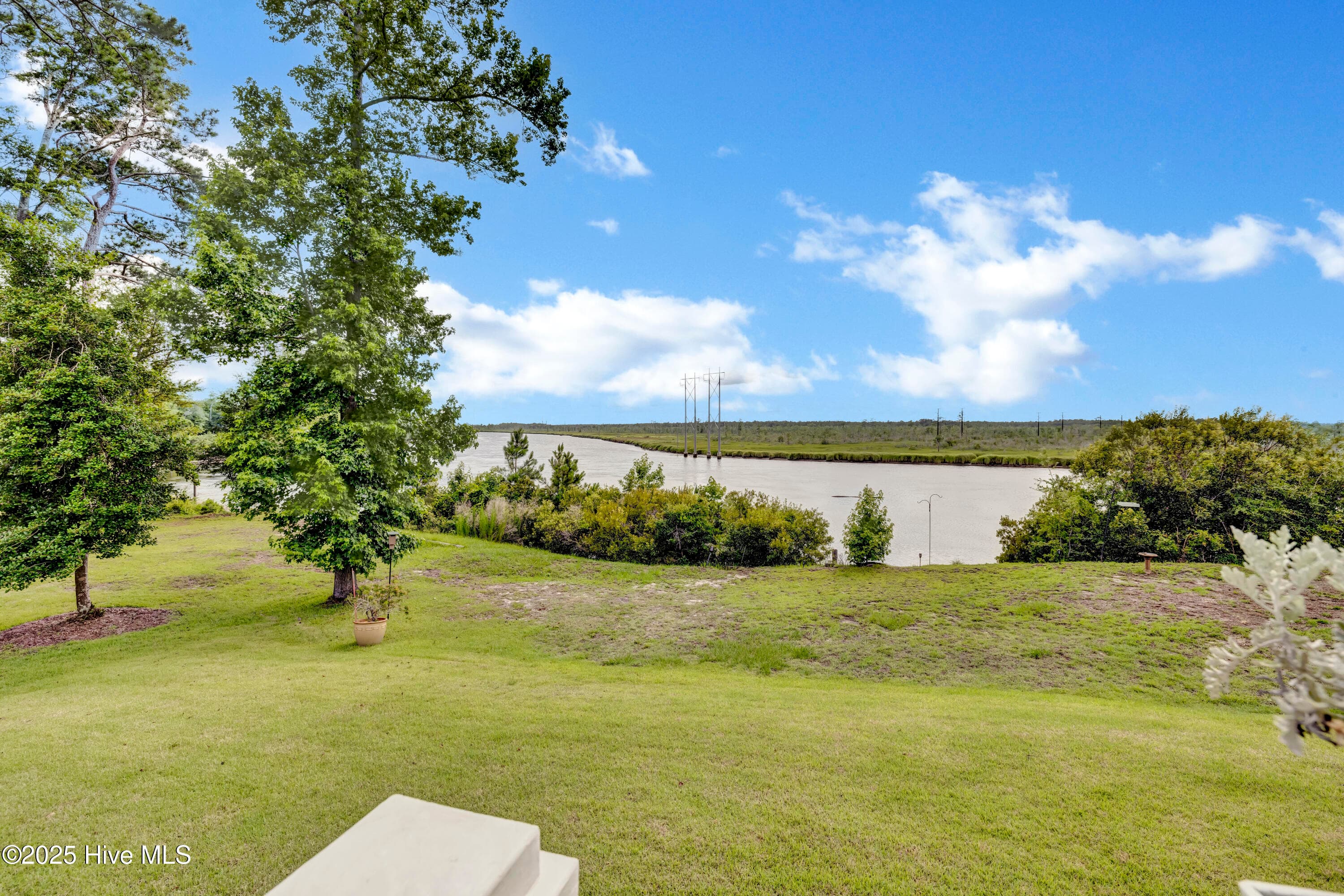 Backyard & river view - 3623 White Cliffs Drive, Castle Hayne, NC 28429