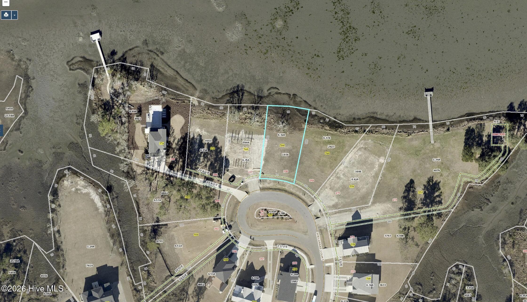 Residential Lot at 564 268 Sheldrake Court, Beaufort, NC 28516, photo 9 of 9