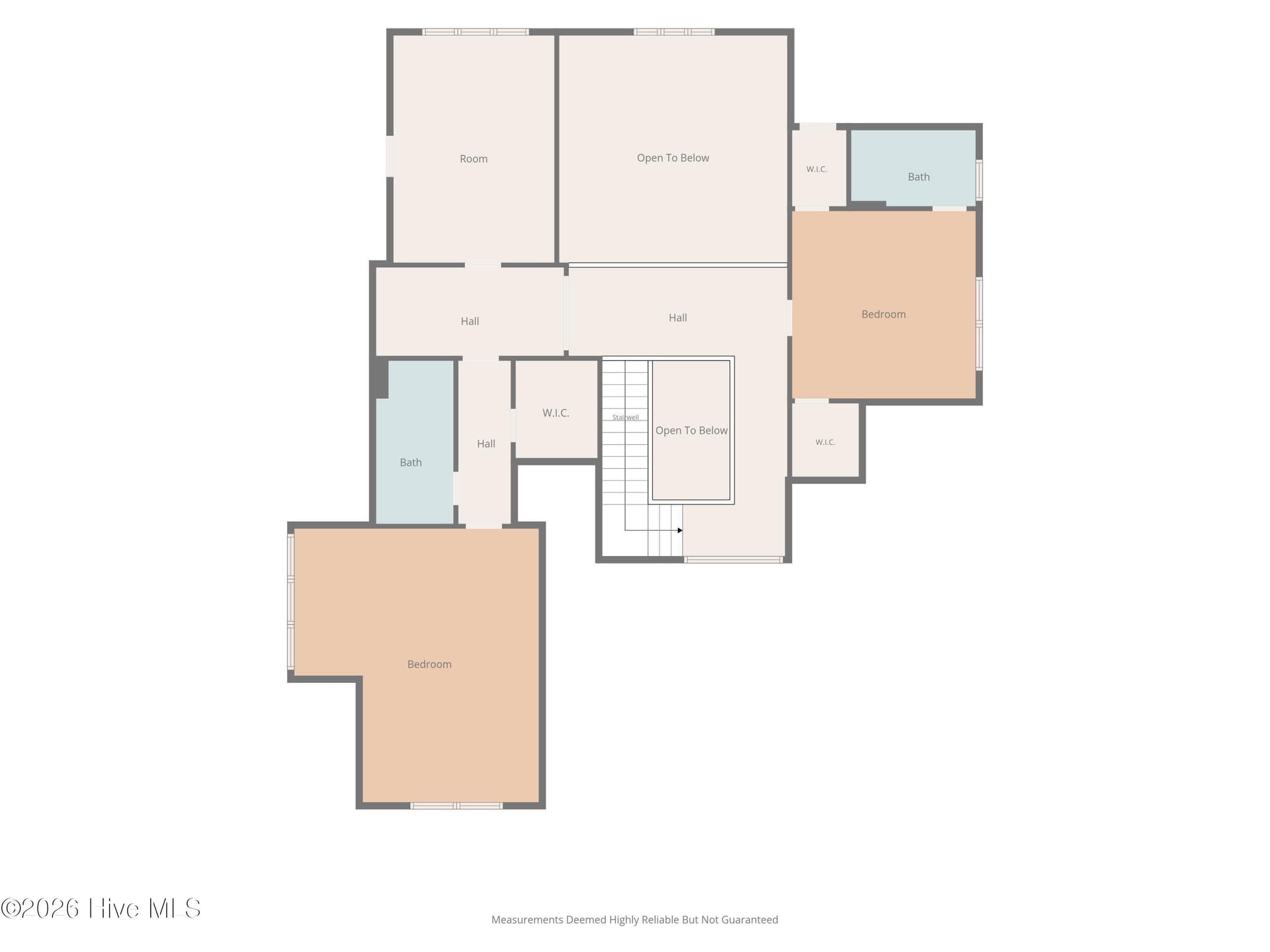 2nd floor offers 2 BRs, 2 Baths, and Bonus Room. Also walk-in attic storage. - 9274 Oldfield Road NW, Calabash, NC 28467