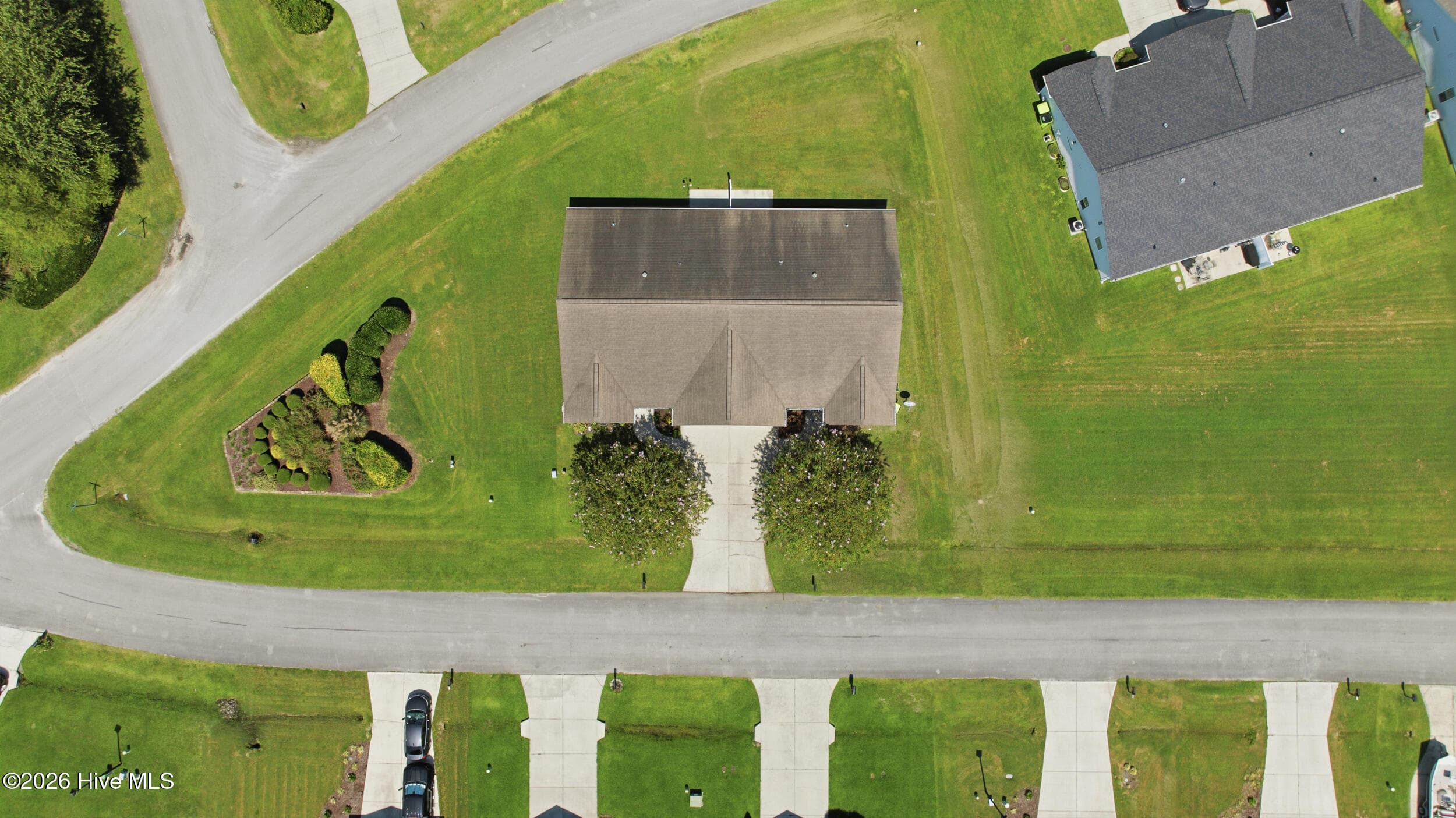 Aerial View - 209 Hawks Bluff Drive, New Bern, NC 28560
